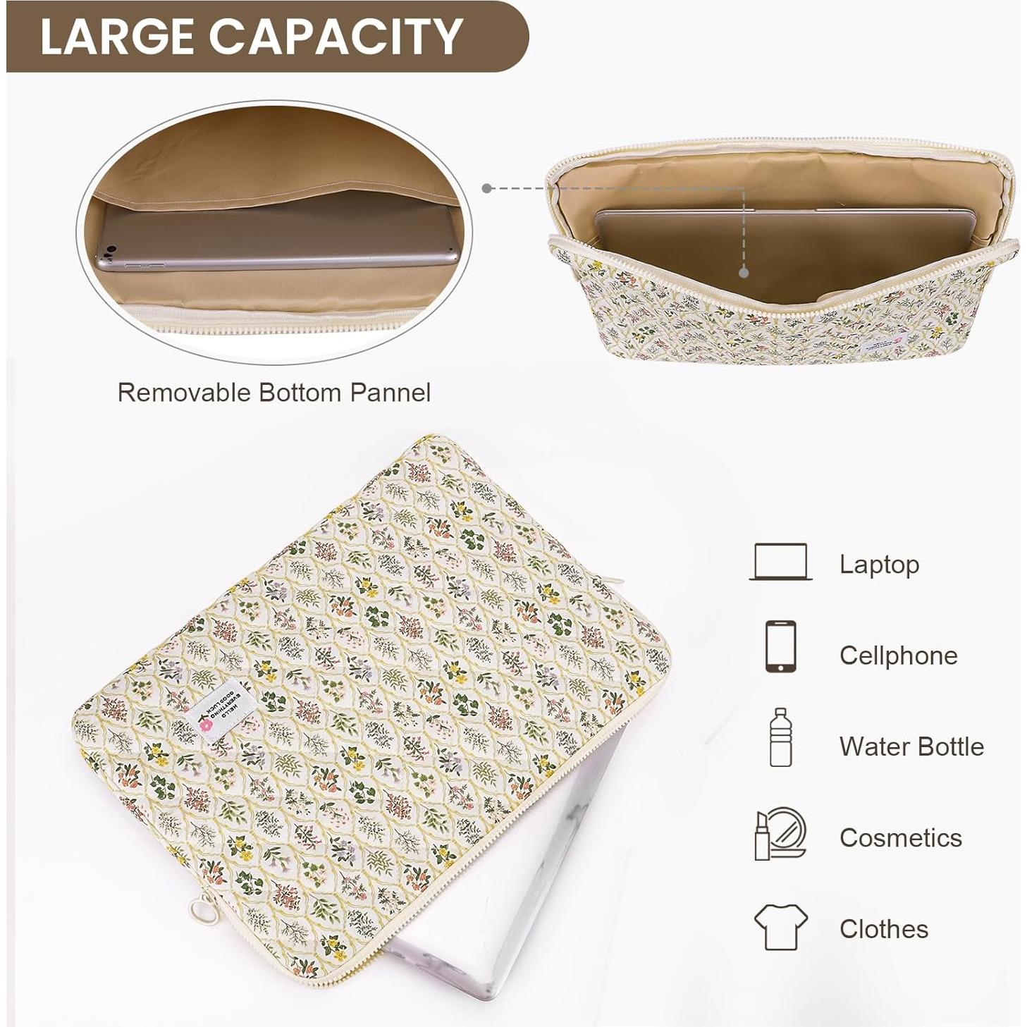 Funda de Laptop HICARRY 14" Acolchada Floral Estilo A