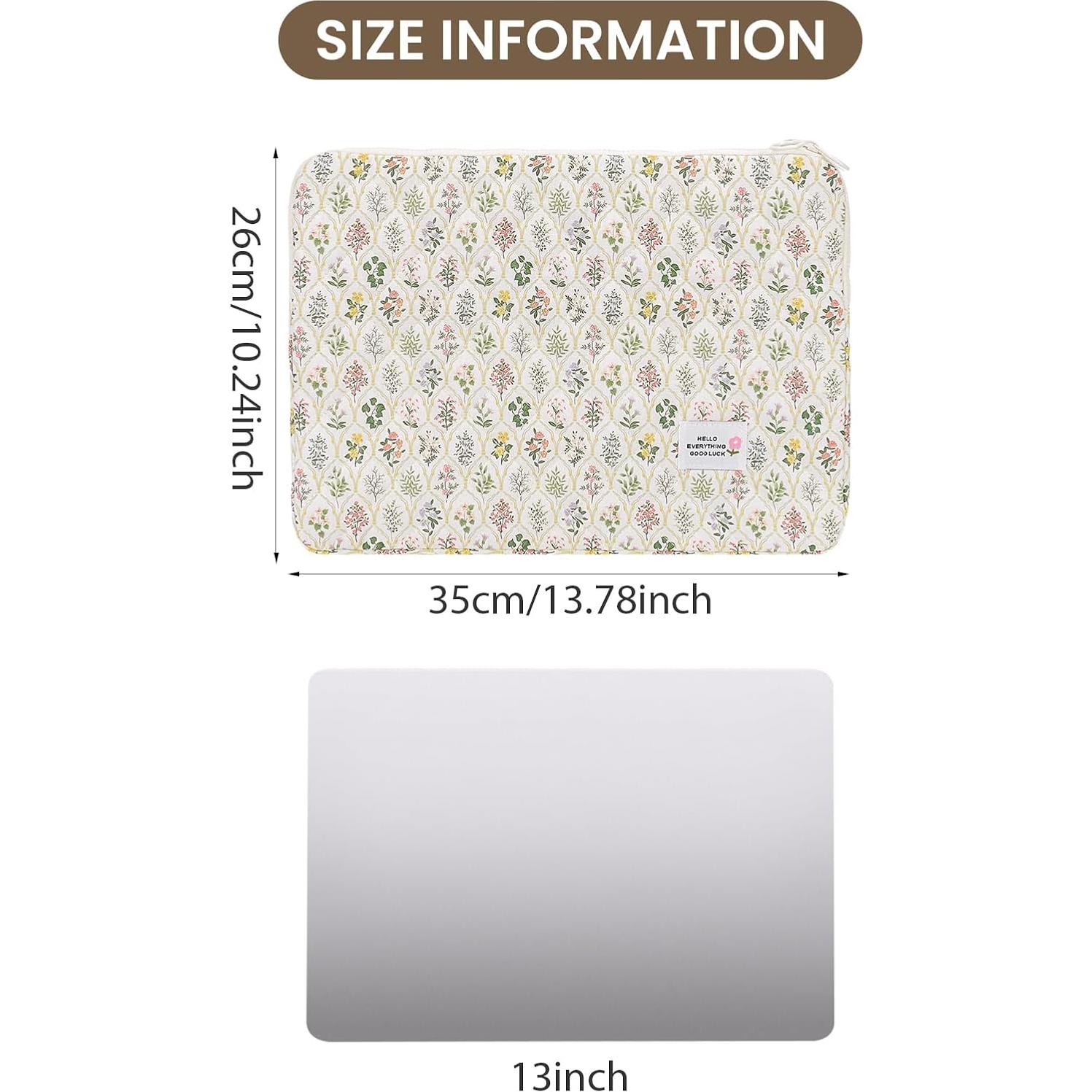 Funda de Laptop HICARRY 14" Acolchada Floral Estilo A