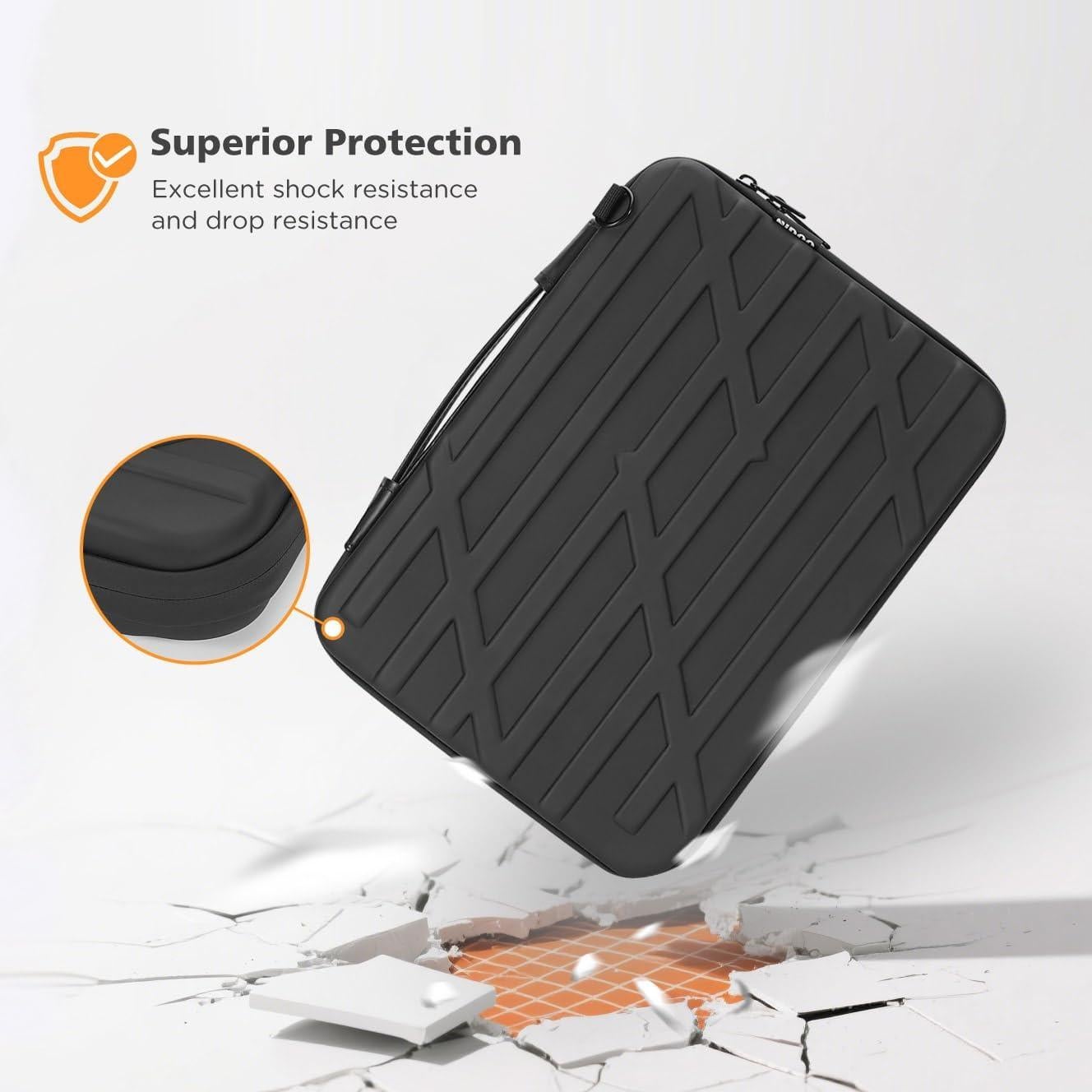 Funda para Laptop NIDOO 16" Negra a Prueba de Golpes