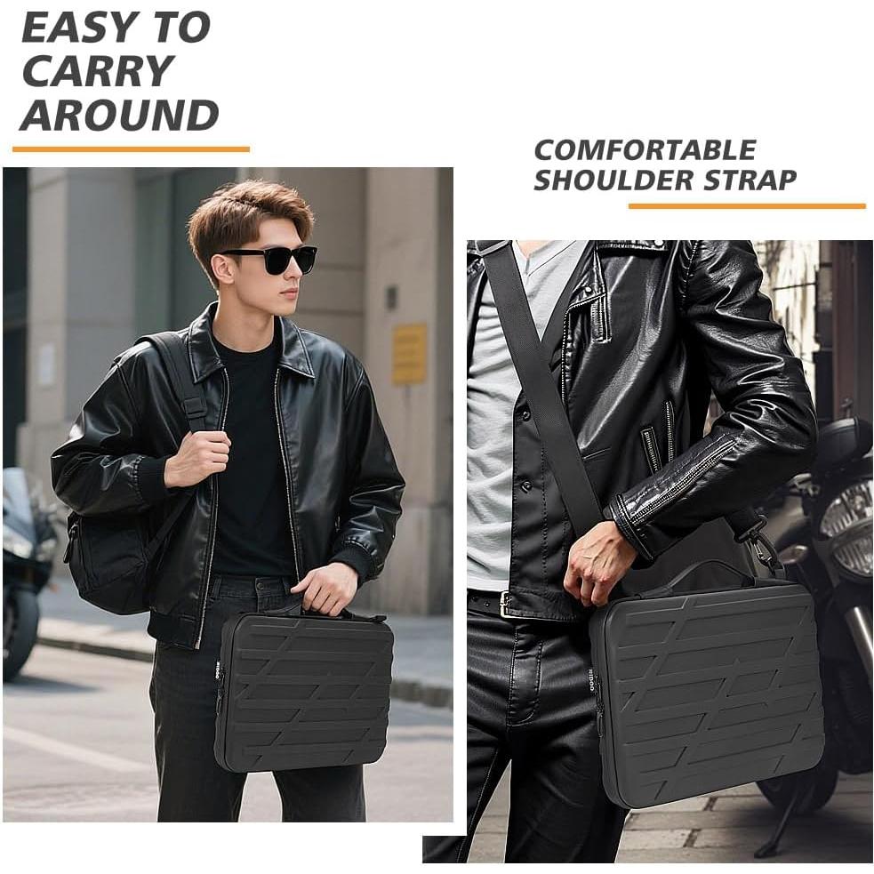 Funda para Laptop NIDOO 16" Negra a Prueba de Golpes