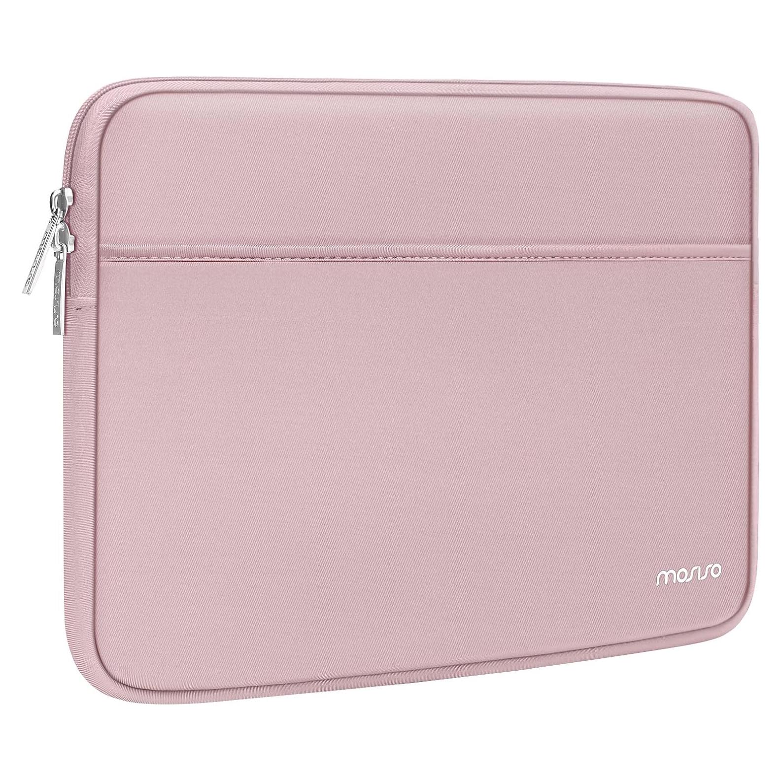 Funda para Laptop MOSISO Rosa 13.3" Neopreno con Bolsillo