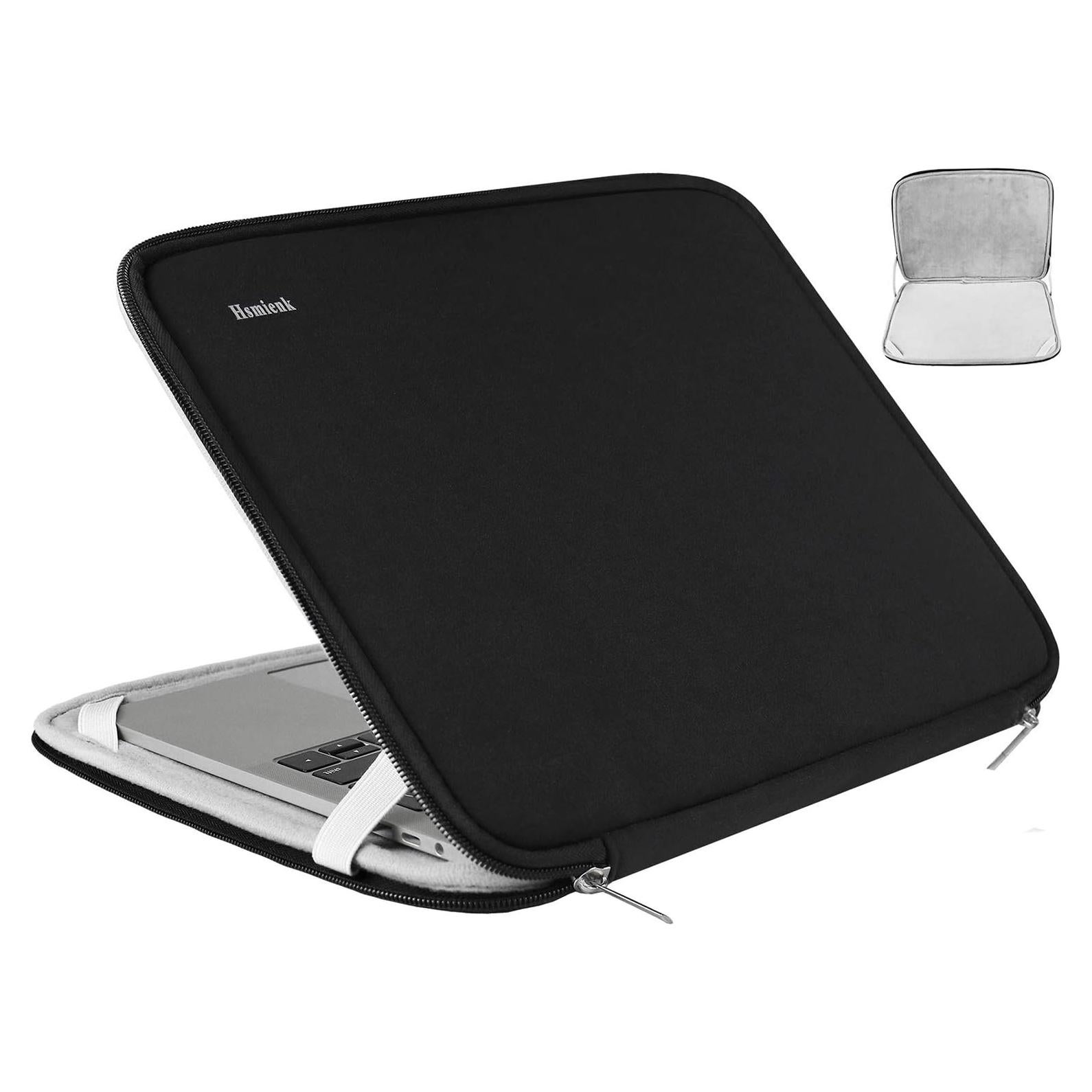 Funda para Laptop 15.6" Hsmienk Negra Acolchada a Prueba de Golpes