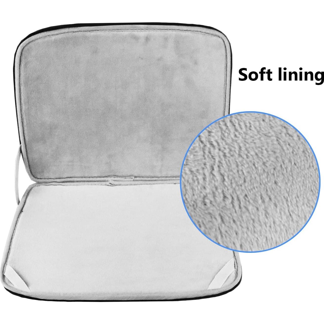 Funda para Laptop 15.6" Hsmienk Negra Acolchada a Prueba de Golpes