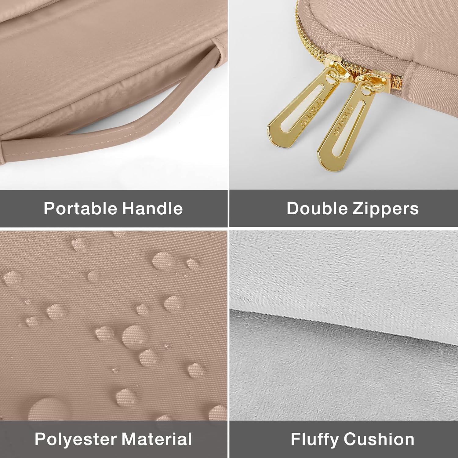 Funda Acolchada para Laptop 13.3" MOSISO Marrón con Asa