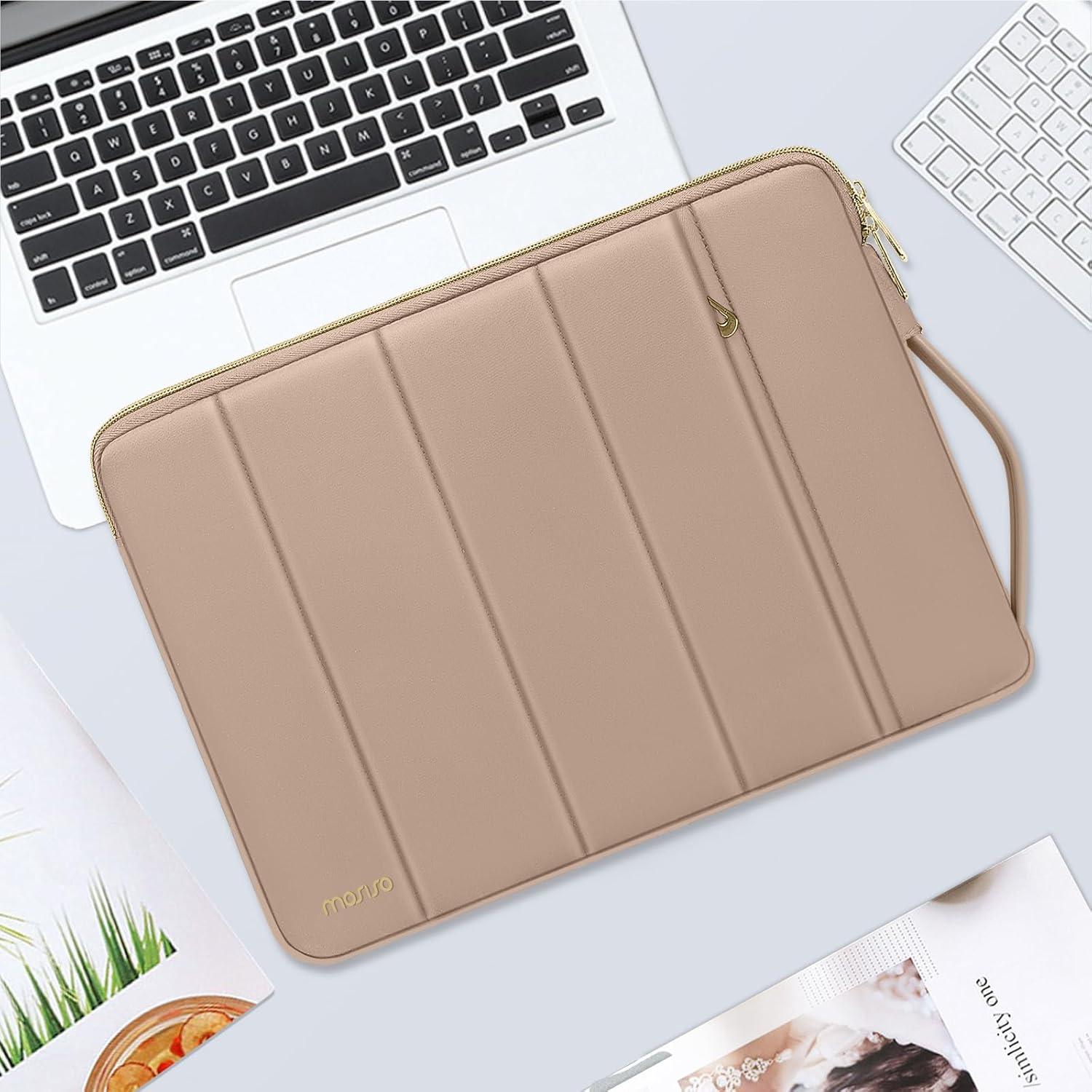 Funda Acolchada para Laptop 13.3" MOSISO Marrón con Asa