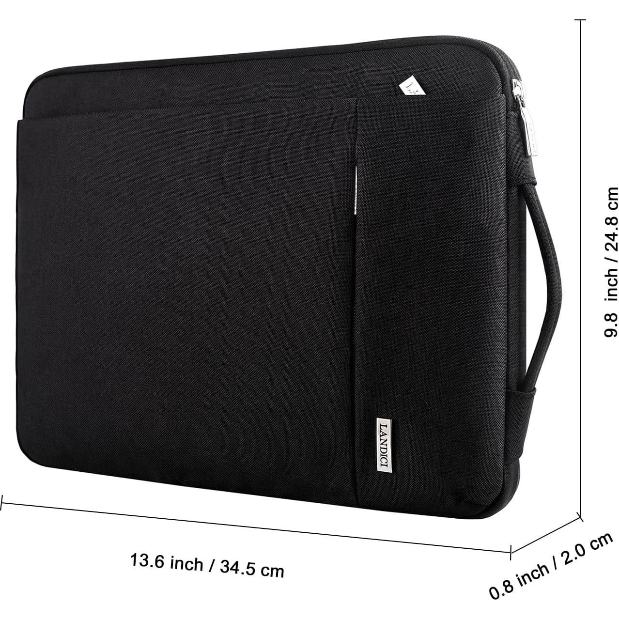 Funda Protectora LANDICI 360° para Laptop 13-14" Negra