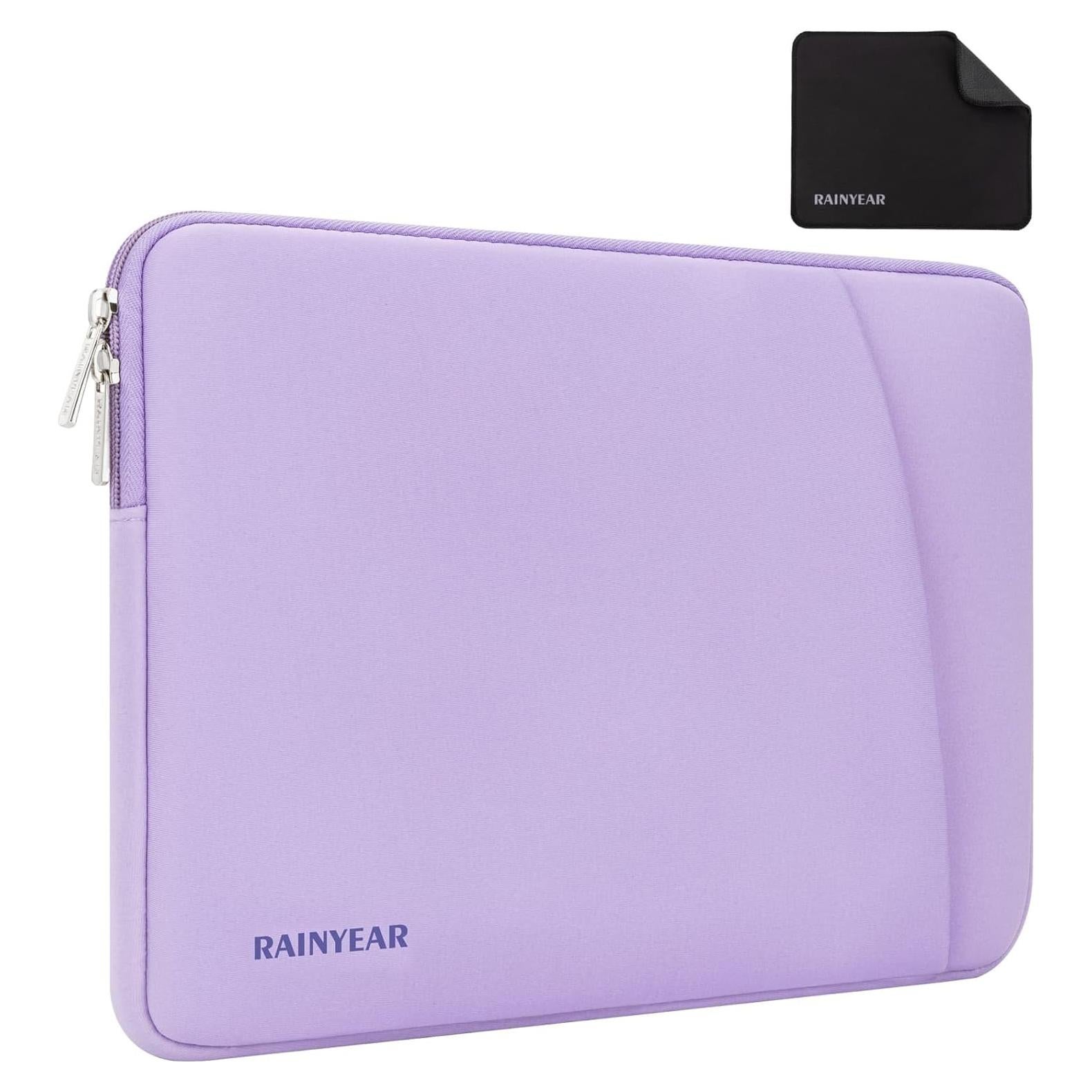 Funda para Laptop RAINYEAR 13.3-14" Morado con Bolsillo