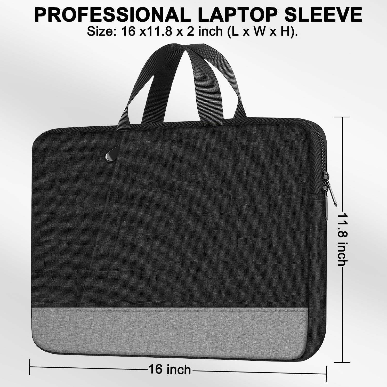 Funda para Laptop 15.6" Ampoock Negra Resistente al Agua