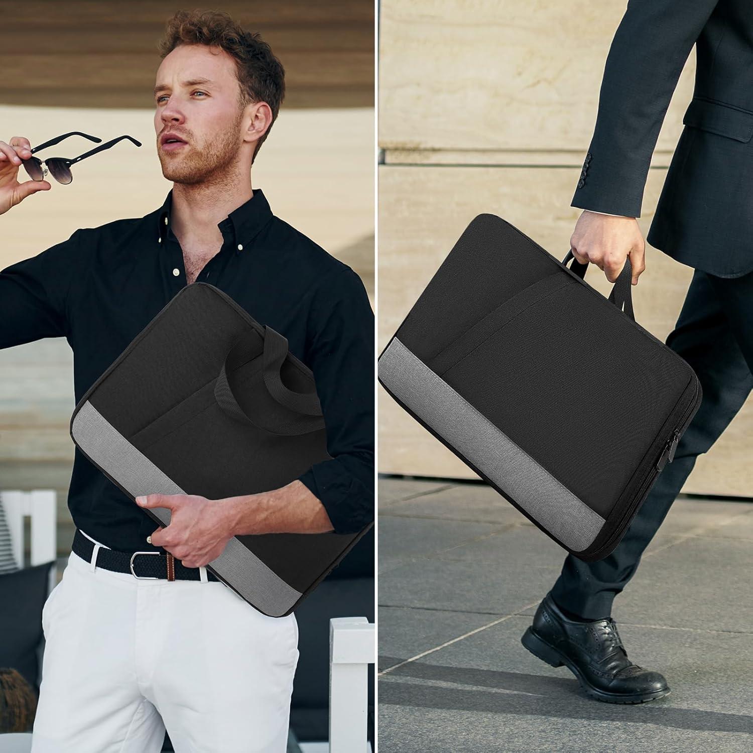 Funda para Laptop 15.6" Ampoock Negra Resistente al Agua