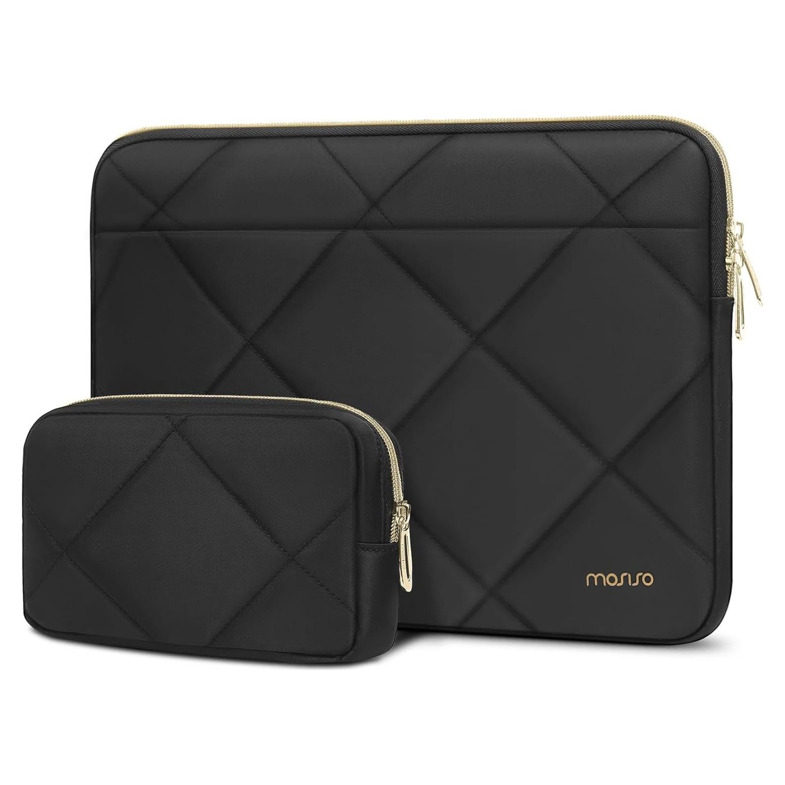 Funda para Laptop 13.3" MOSISO Negra Acolchada con Bolsa