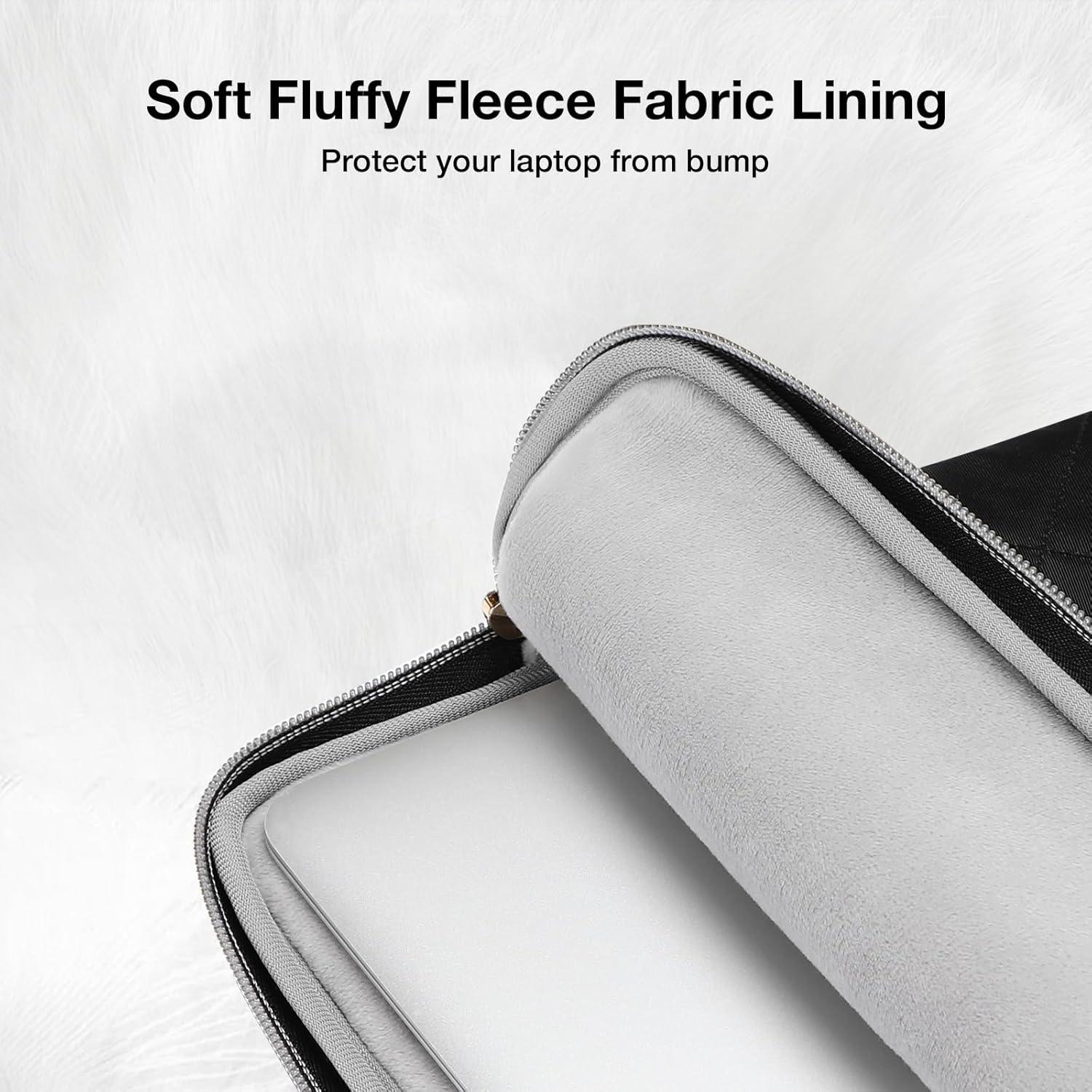 Funda para Laptop 13.3" MOSISO Negra Acolchada con Bolsa