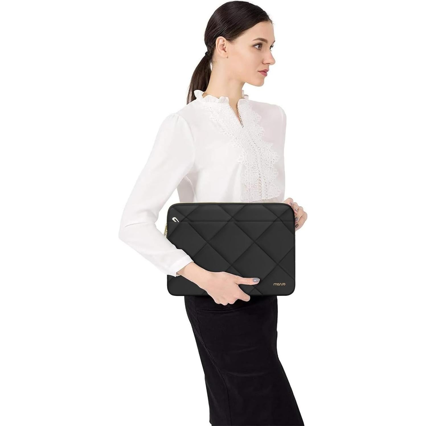 Funda para Laptop 13.3" MOSISO Negra Acolchada con Bolsa