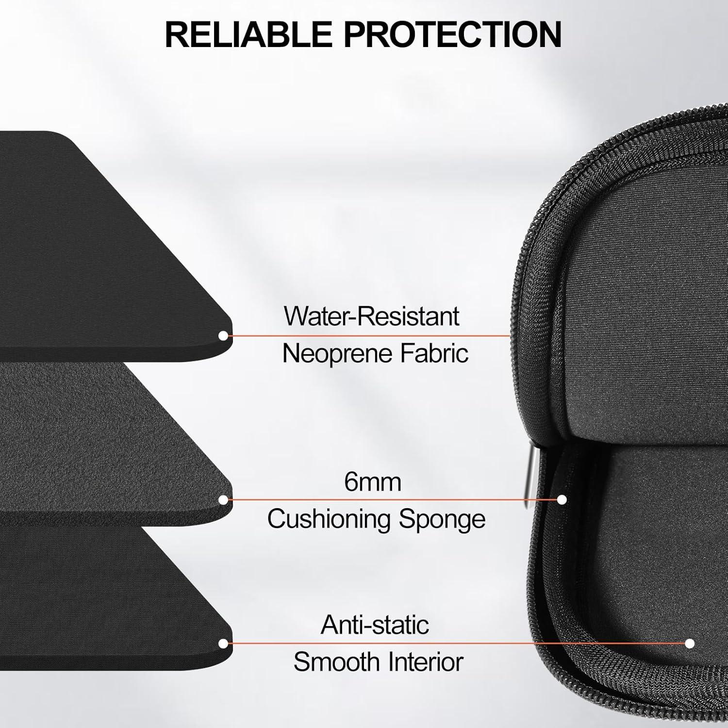 Funda para Laptop DTTO 13.3" Neopreno Negra Compatible MacBook