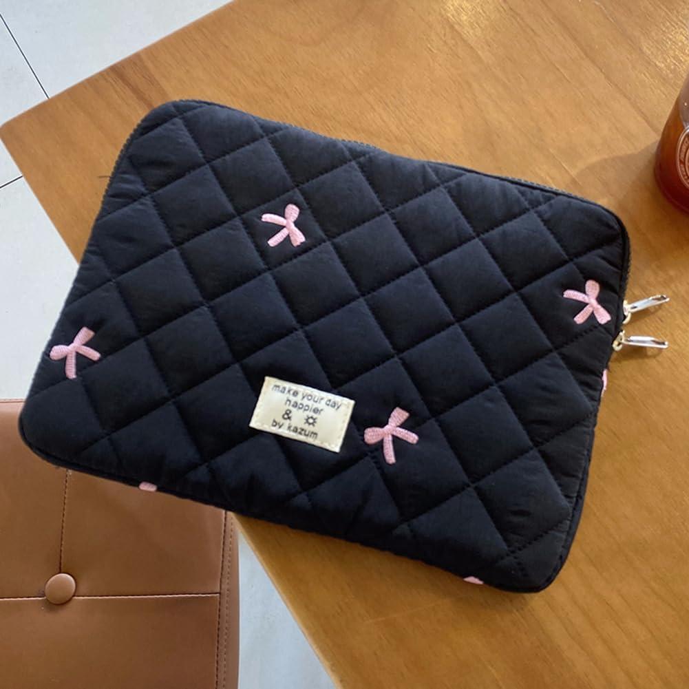 Funda para Laptop HICARRY 33 cm Acolchada Negra con Lazo