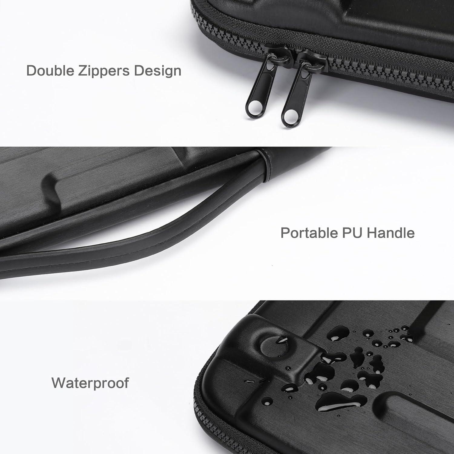 Funda Dura para Laptop MOSISO 15.6" Negra Impermeable