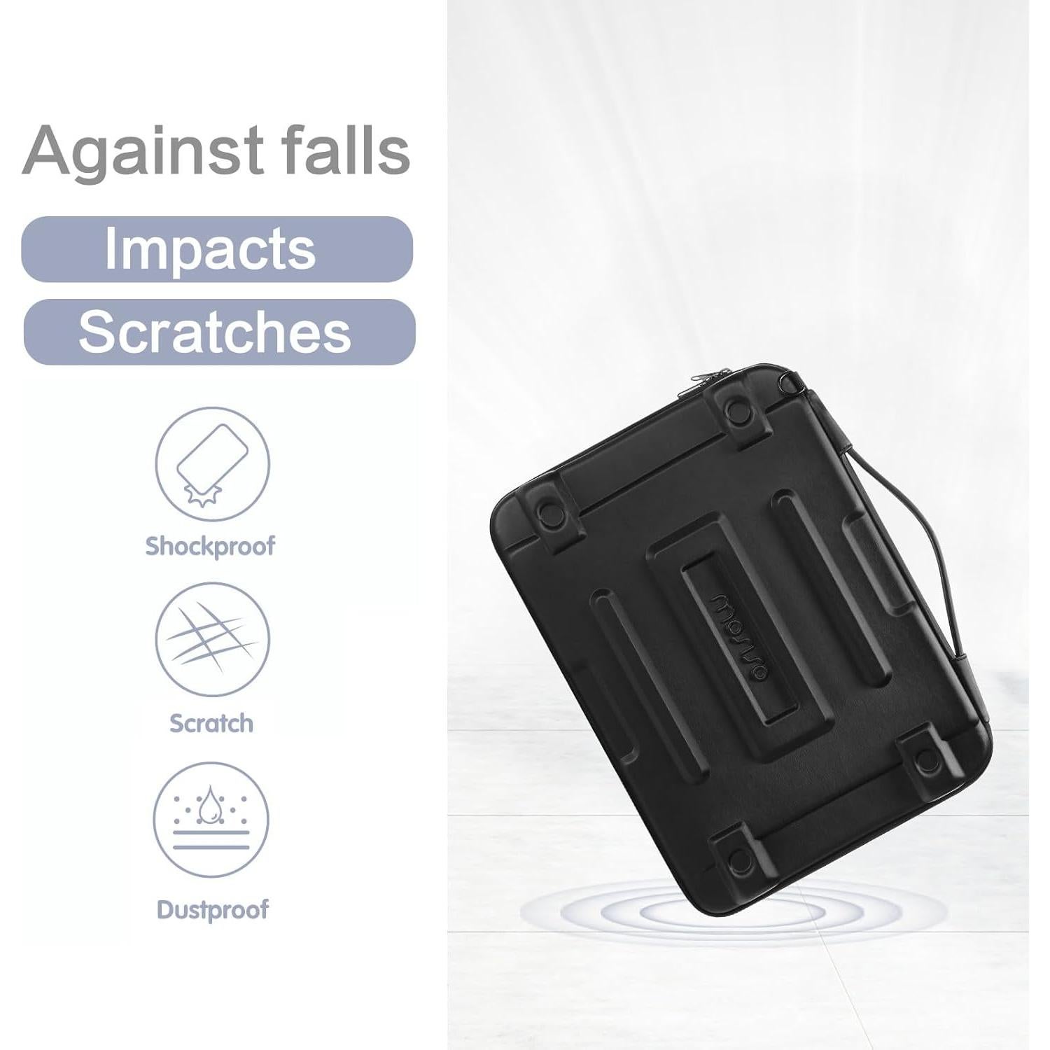 Funda Dura para Laptop MOSISO 15.6" Negra Impermeable