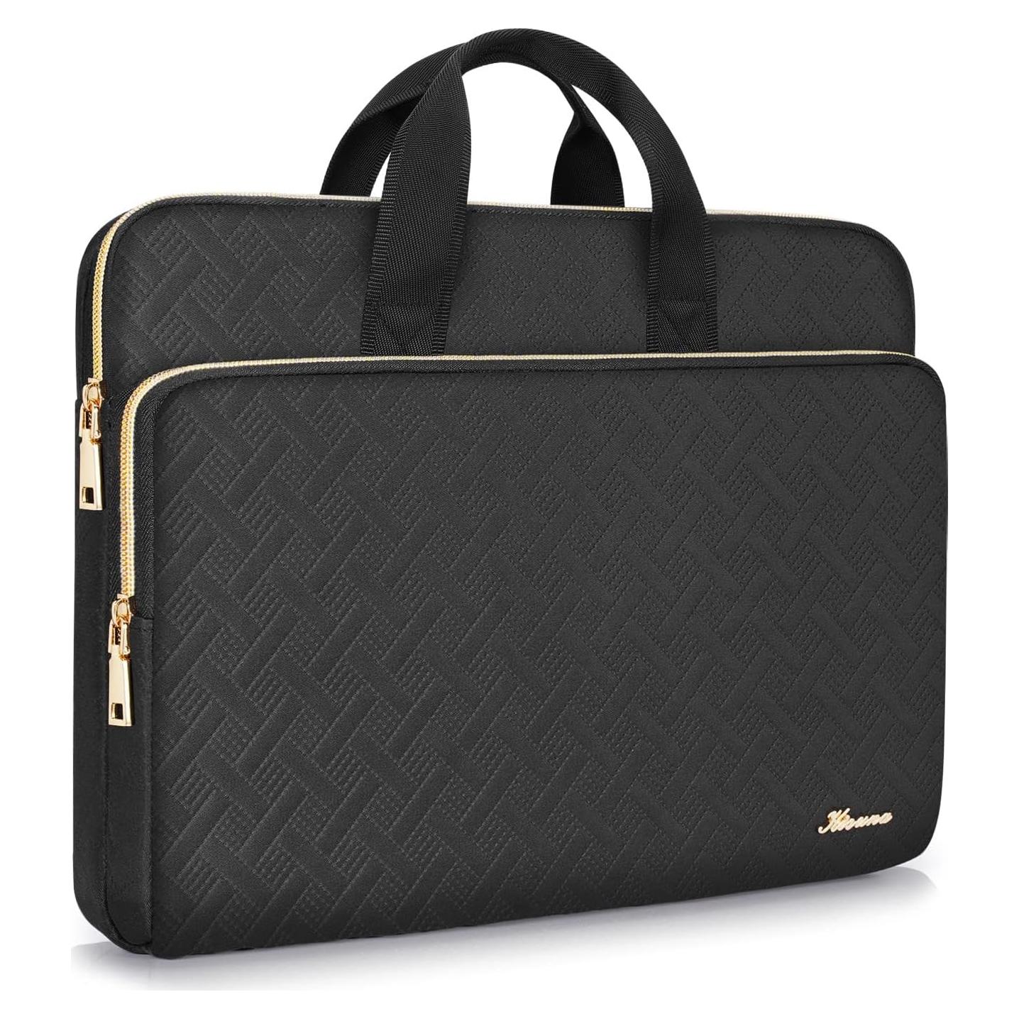 Funda para Laptop KIZUNA 17 Pulgadas Negra Acolchada