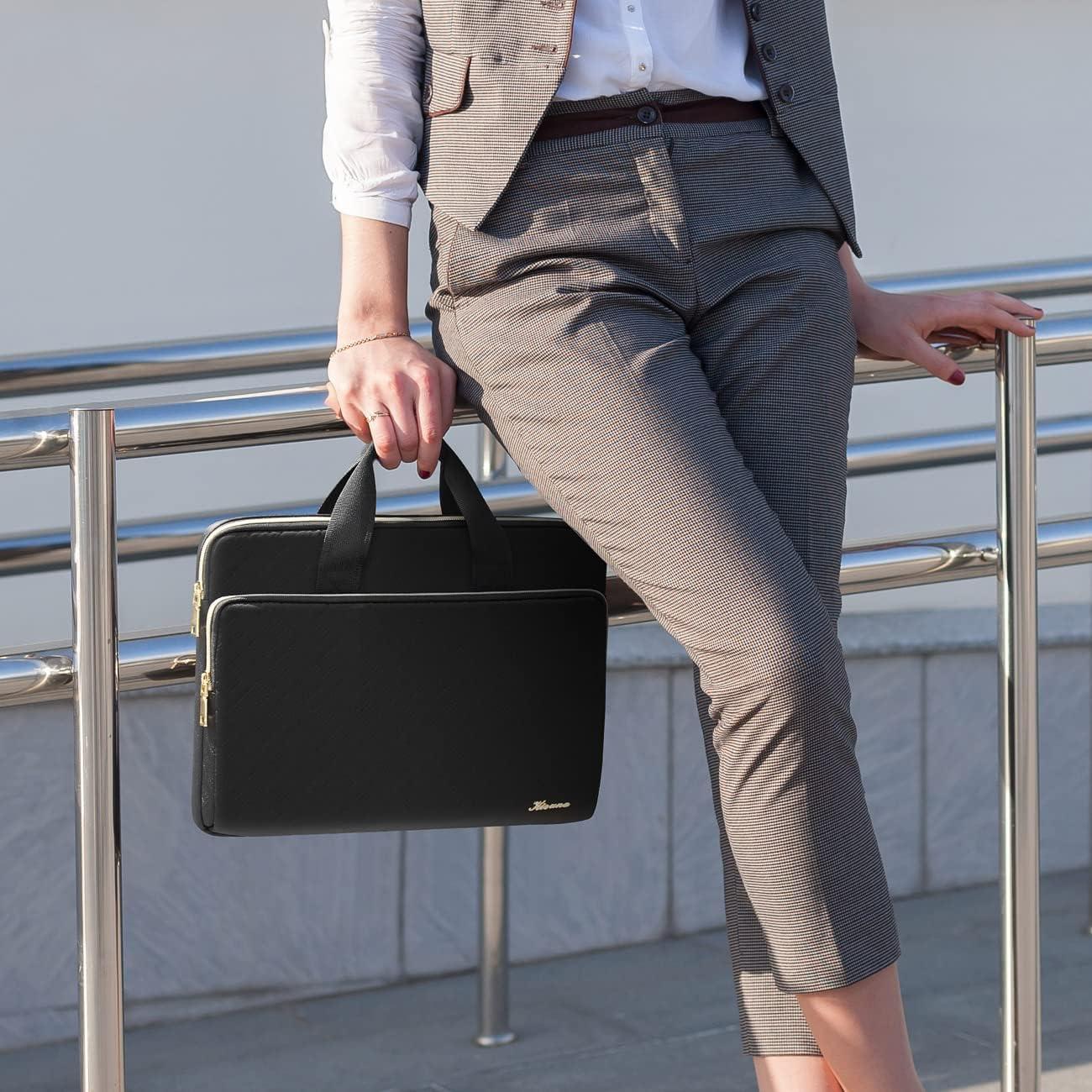 Funda para Laptop KIZUNA 17 Pulgadas Negra Acolchada