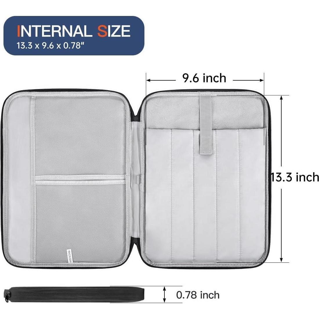 Funda para Laptop CASEDAO 13 Pulgadas MacBook Air 2025 Negra