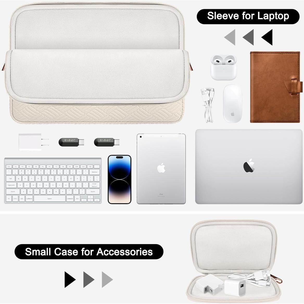 Funda para Laptop ARVOK 13.3" Resistente al Agua con Bolsa