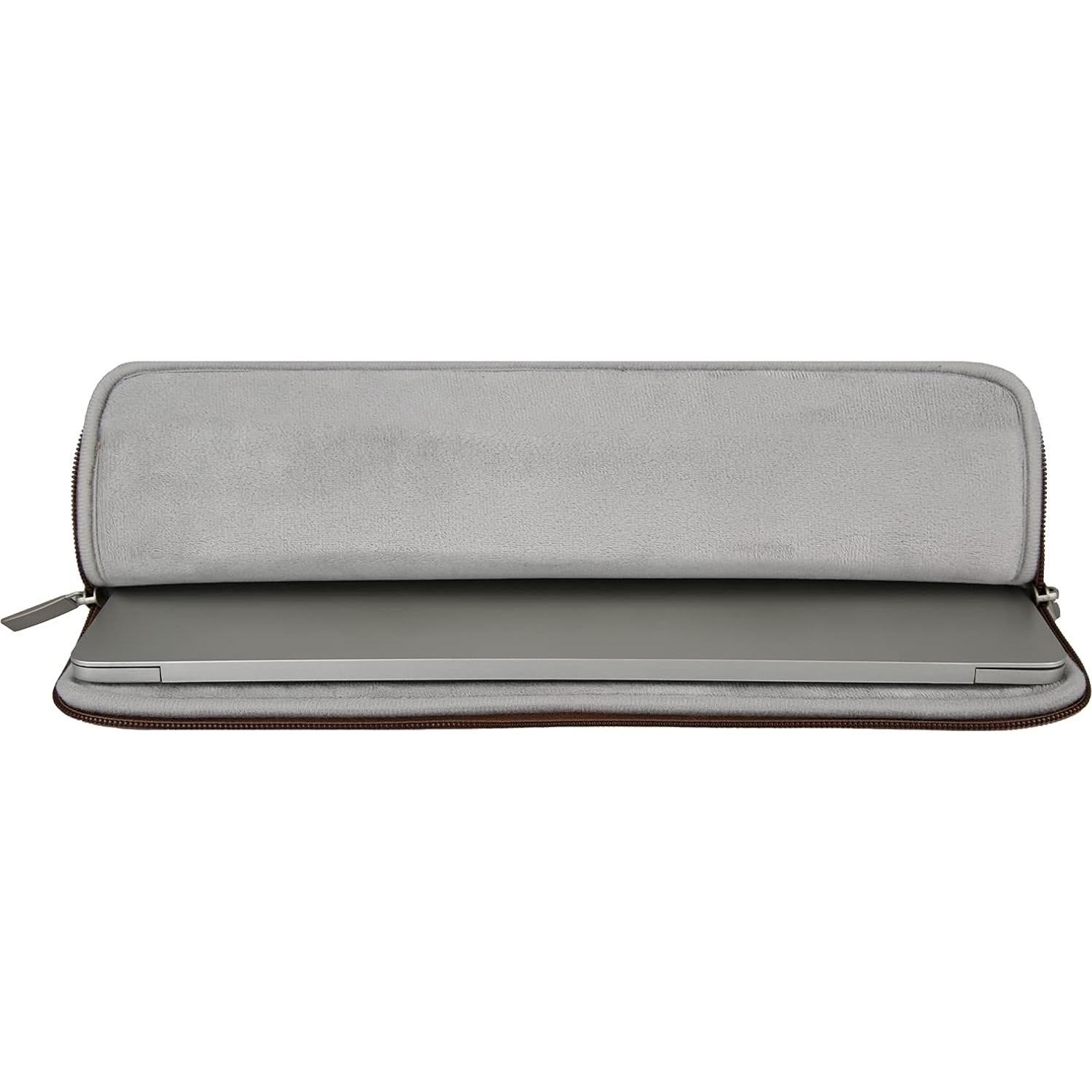 Funda para Laptop RAINYEAR 15.4" Cuero PU Resistente al Agua