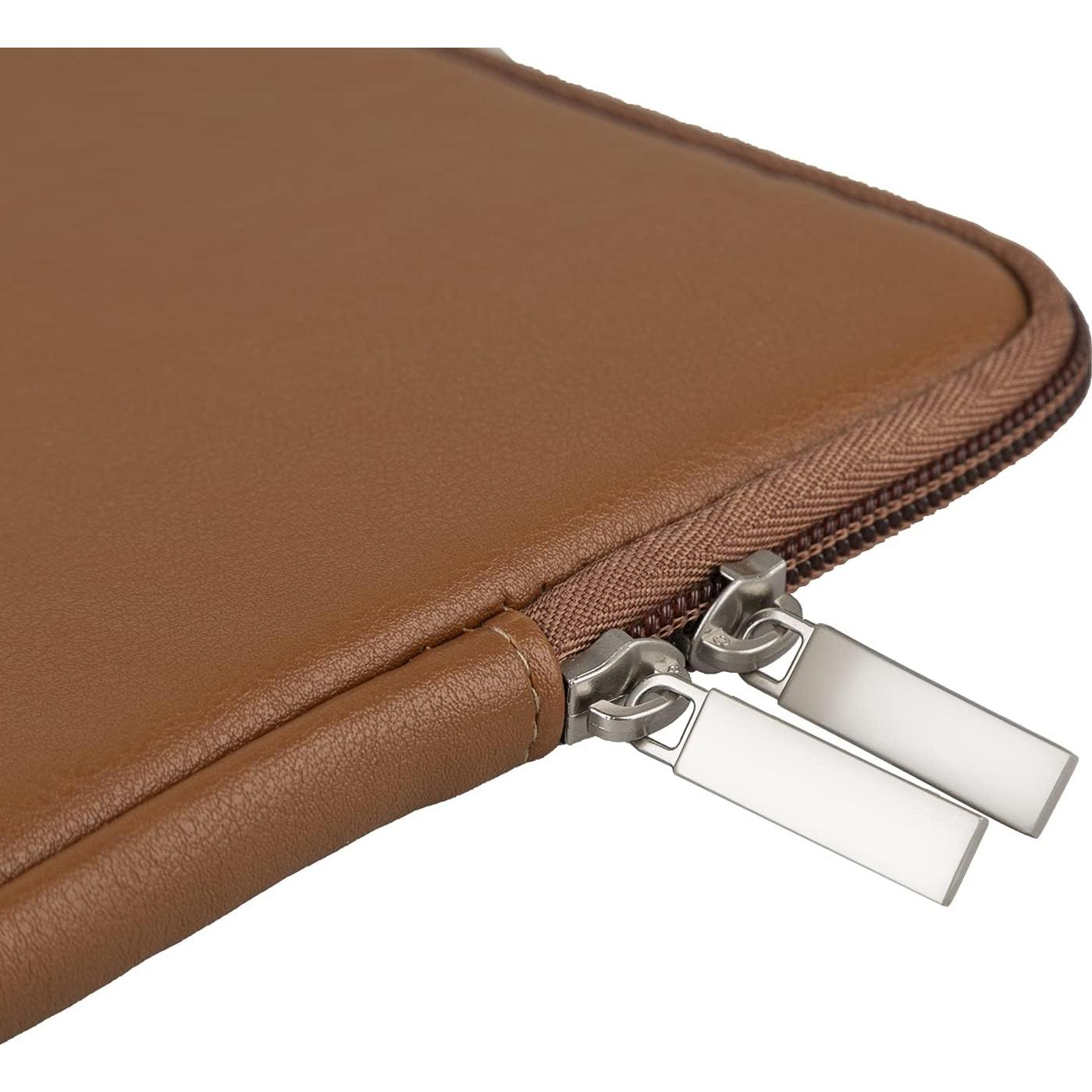 Funda para Laptop RAINYEAR 15.4" Cuero PU Resistente al Agua