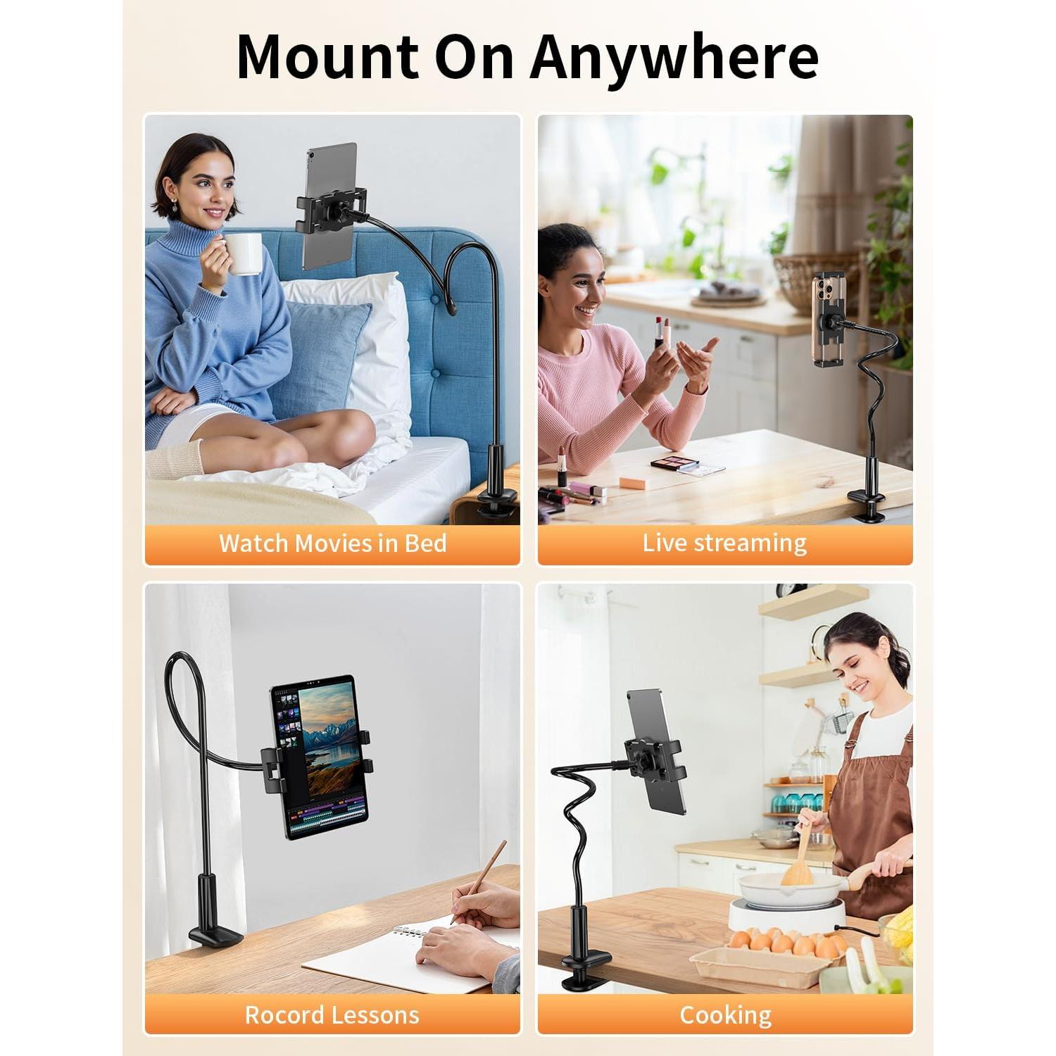 Soporte para Tableta Gooseneck Bokilino Ajustable 83.8 cm