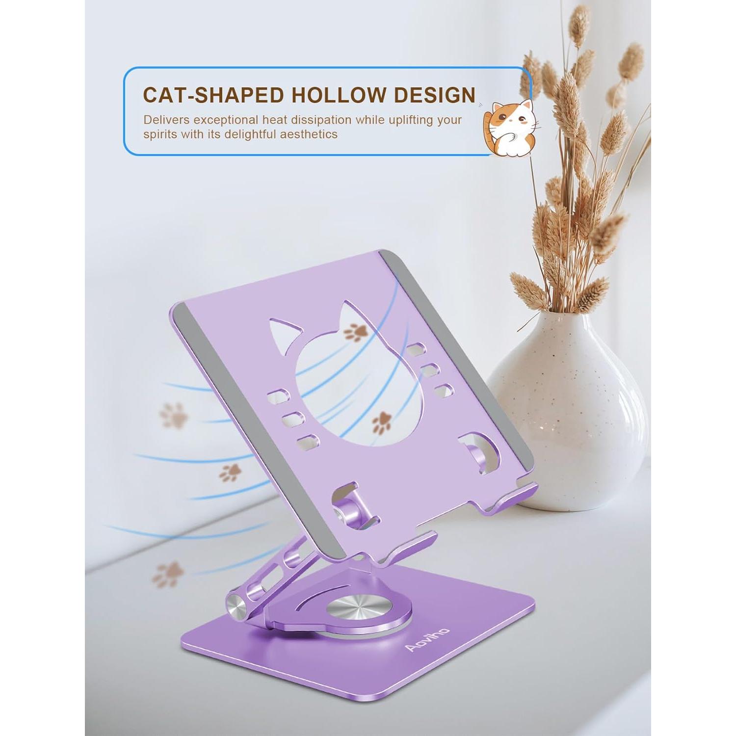 Soporte para Tablet Aoviho T8 360° Rotatorio Plegable 4-13.3"