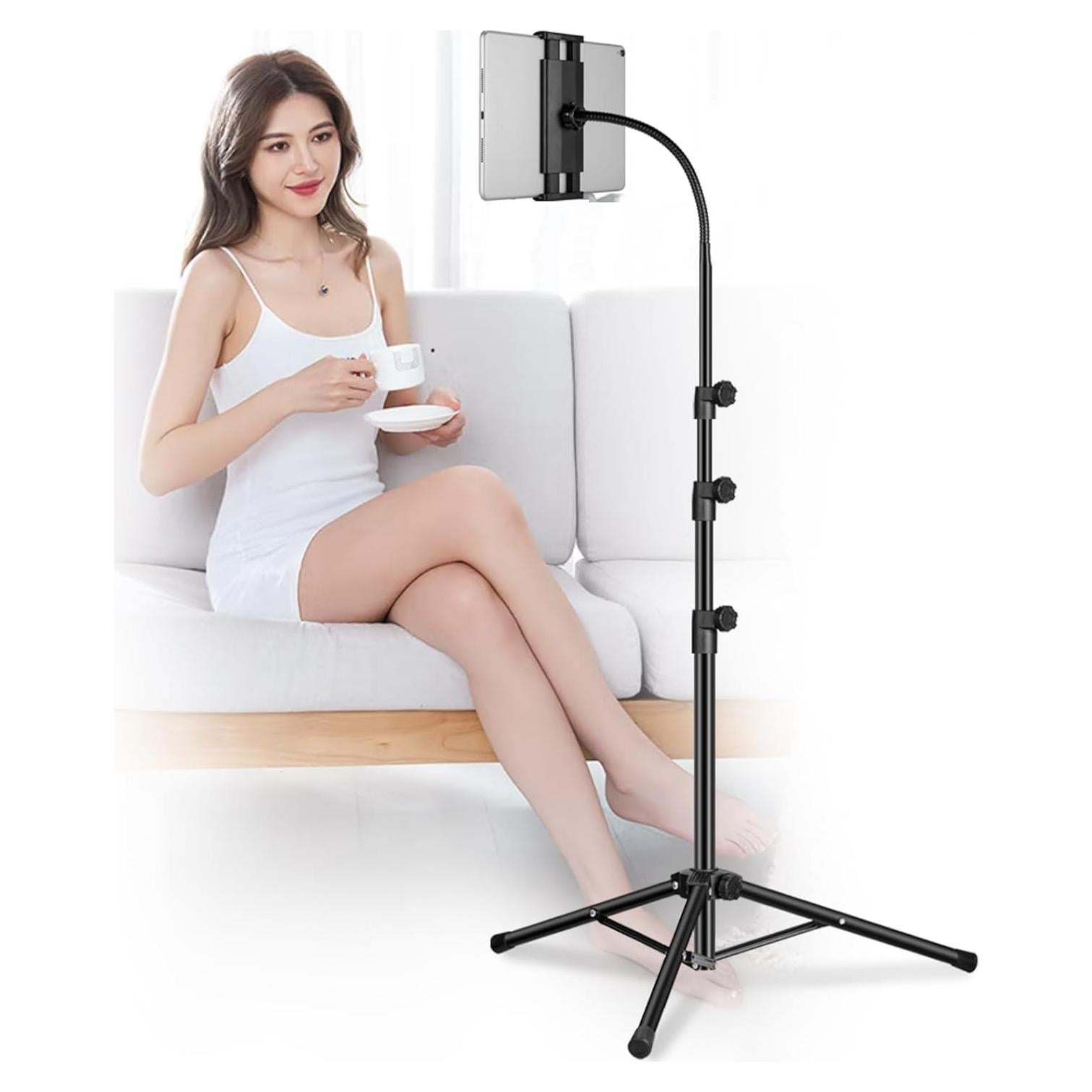 Soporte de trípode ajustable Awlbstruse para iPad y tabletas