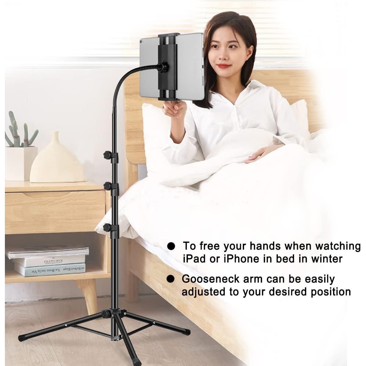 Soporte de trípode ajustable Awlbstruse para iPad y tabletas