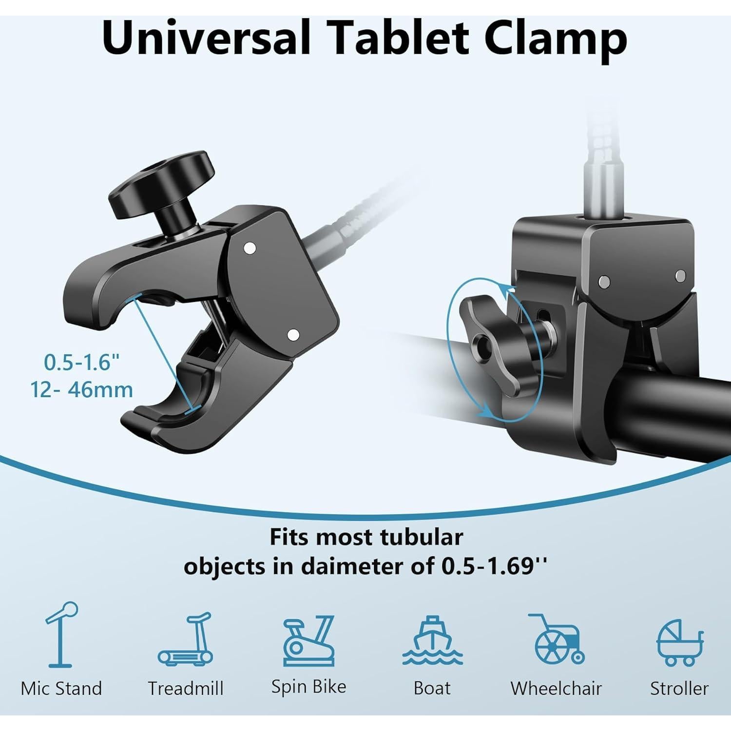 Soporte para Tableta Evekea Gooseneck 35 cm Universal