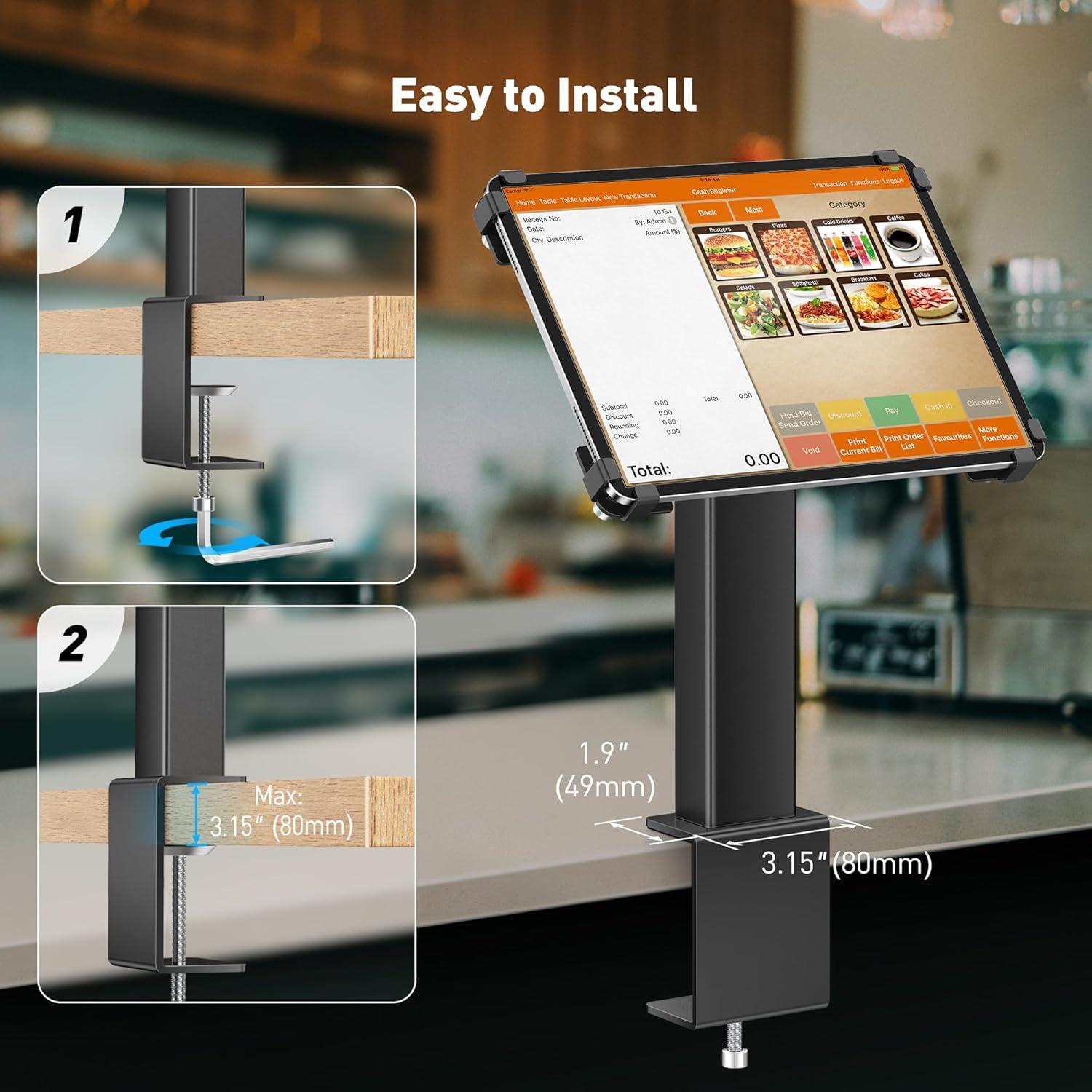 Soporte de Mesa Ajustable AboveTEK para iPad 9.7"-13"