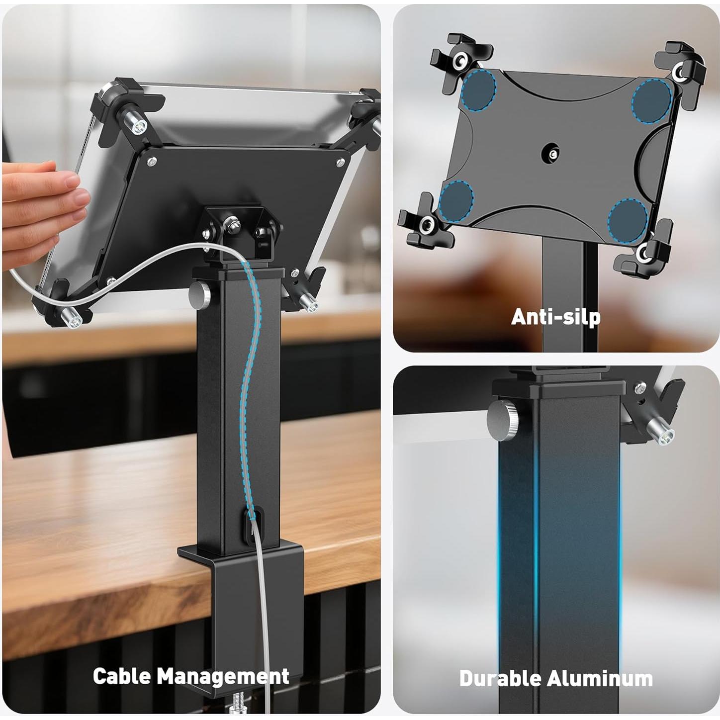 Soporte de Mesa Ajustable AboveTEK para iPad 9.7"-13"