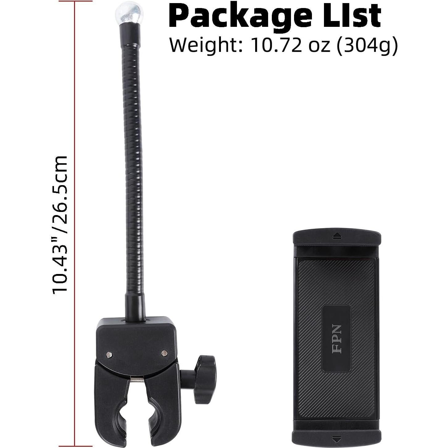 Soporte de Tablet FPN Ajustable 360° Cuello de Cisne 20 cm