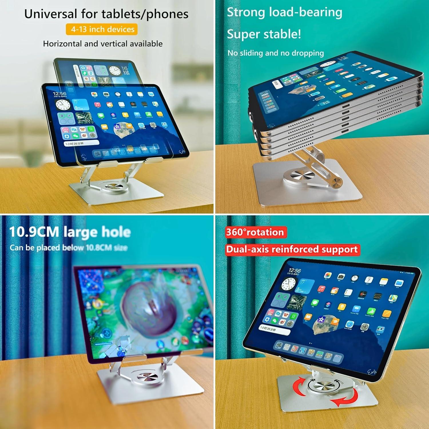 Soporte Universal para Tableta Wireless City Gris 360° Ajustable