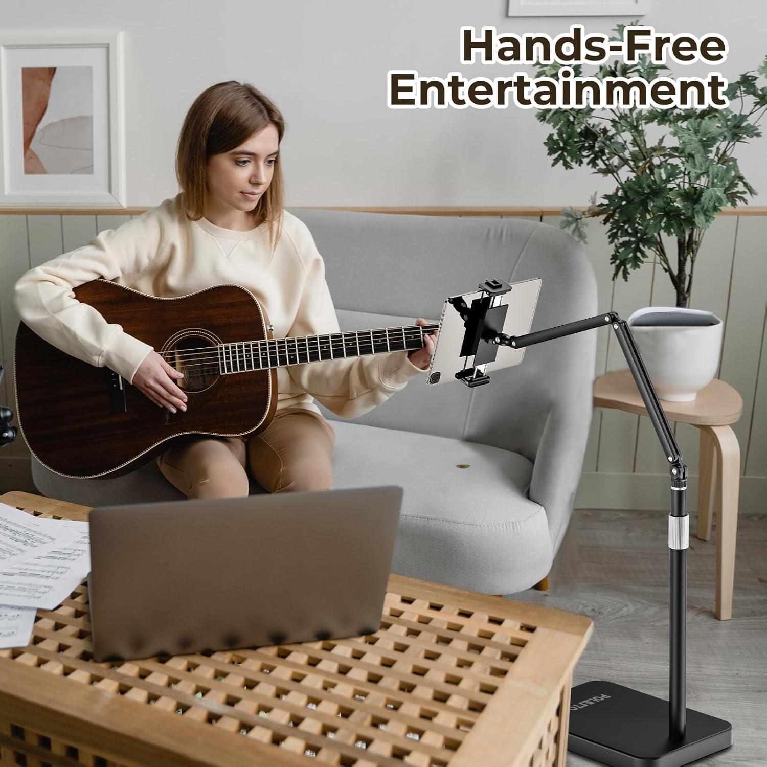 Soporte de Piso para Tablet POLESTO Ajustable 4.83 kg