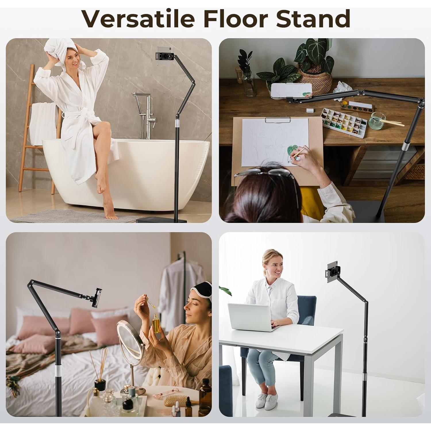 Soporte de Piso para Tablet POLESTO Ajustable 4.83 kg