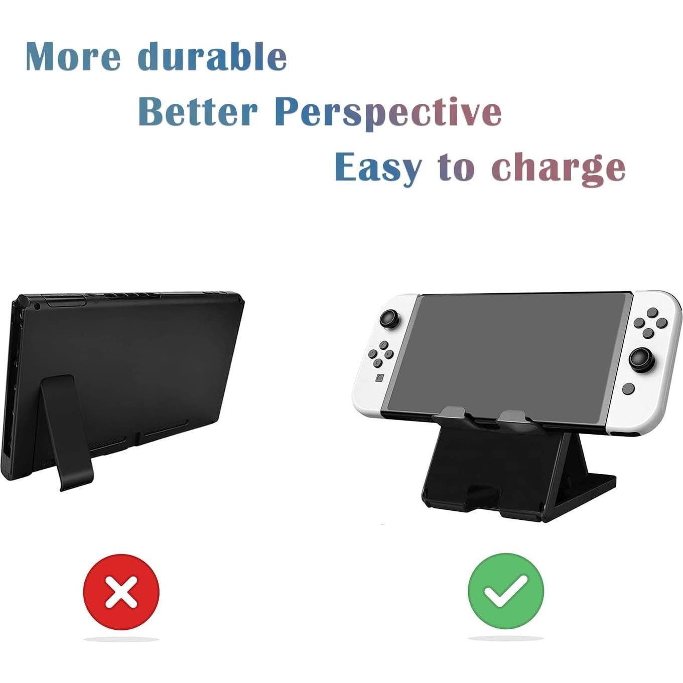 Soporte Plegable UDEE para Nintendo Switch y Dispositivos - Negro