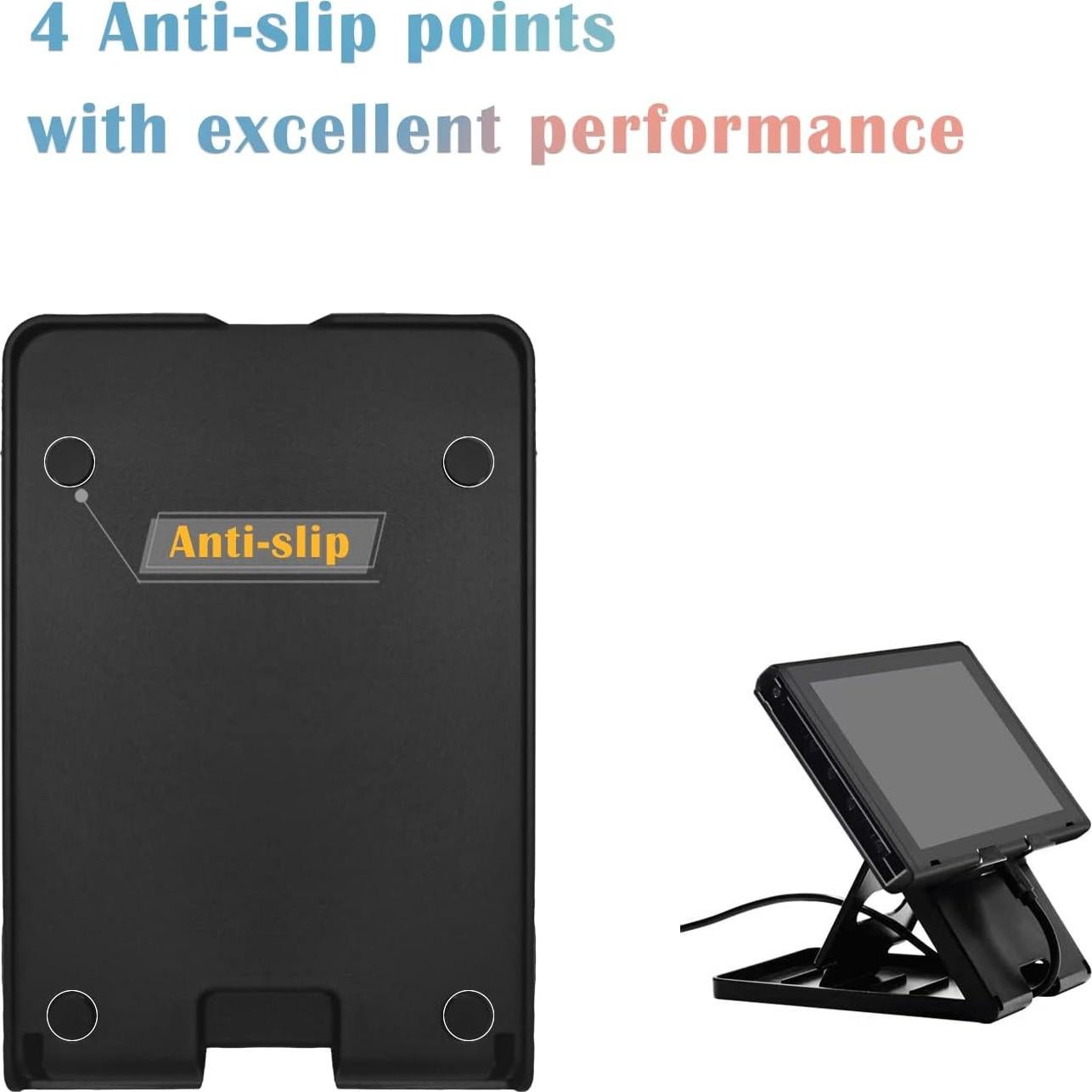 Soporte Plegable UDEE para Nintendo Switch y Dispositivos - Negro