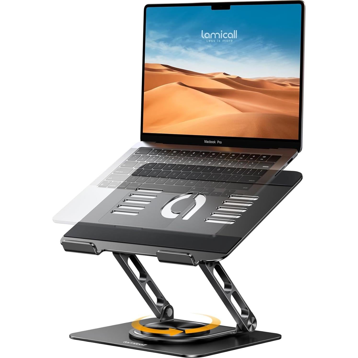 Soporte para Laptop Lamicall Ajustable 360° y Soporte para Tableta