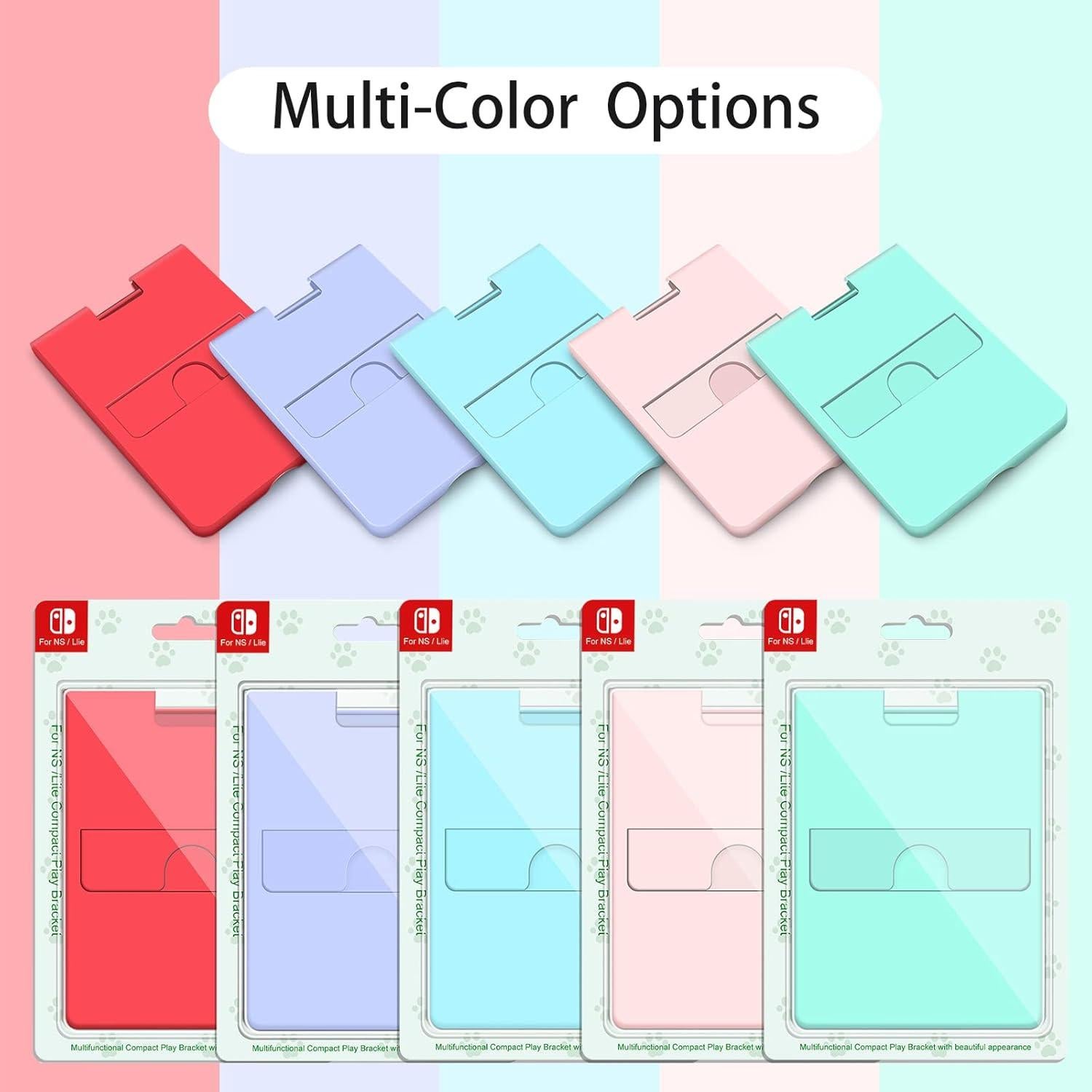 Soporte Ajustable ELIATER para Nintendo Switch y Móviles Rojo