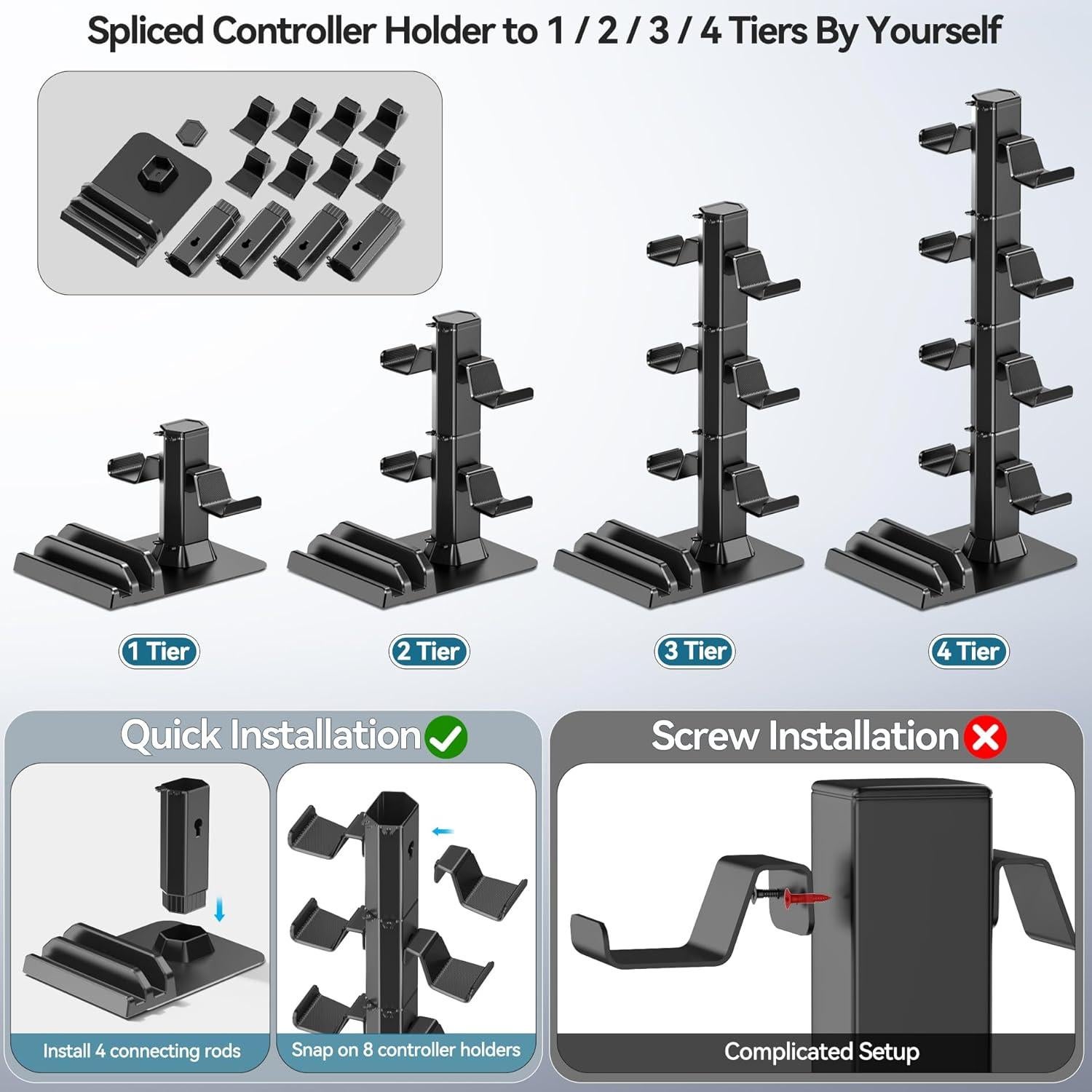 Soporte para Auriculares y Controladores Kytok - Organizador de Escritorio