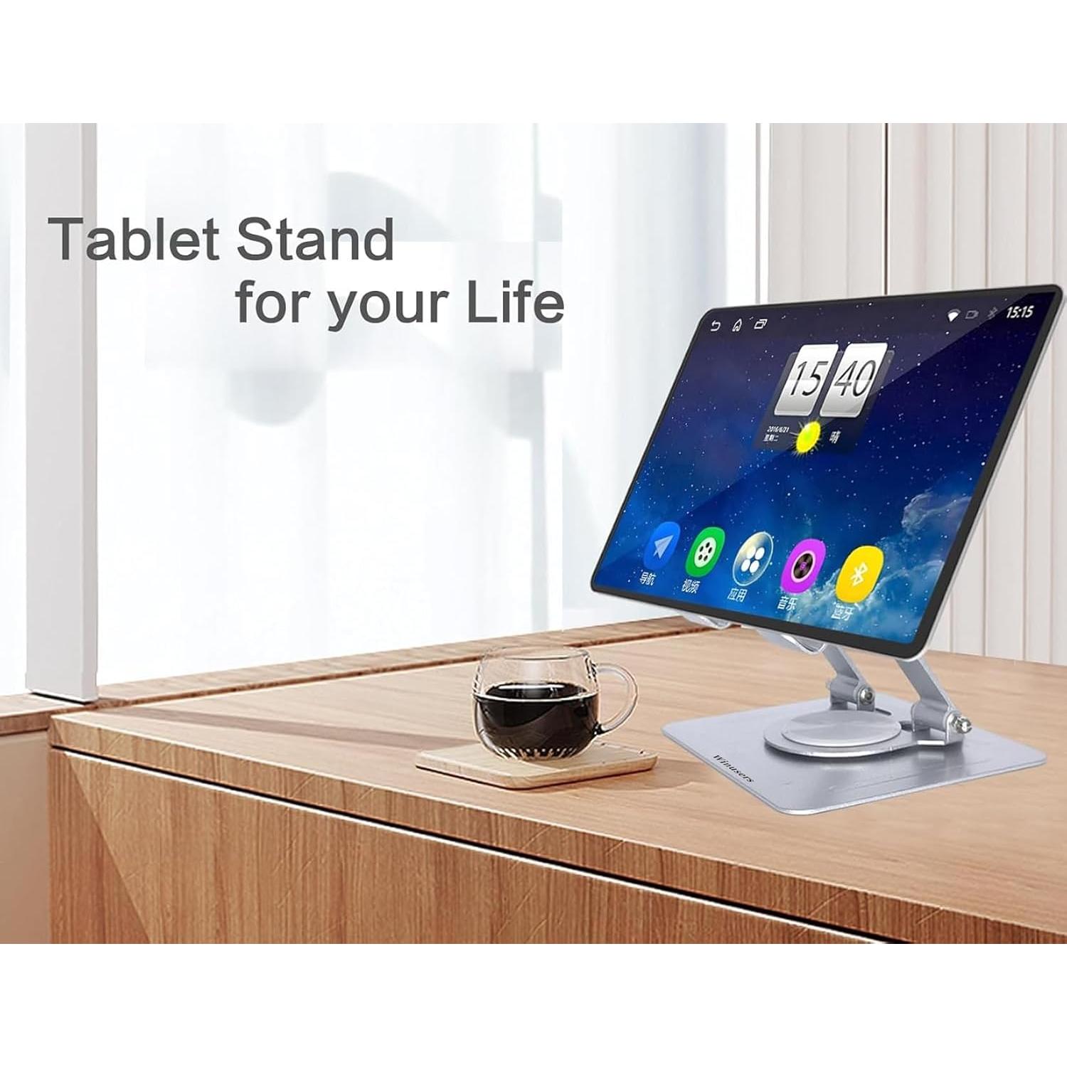 Soporte Ajustable para Tablet Winusers 360° Plegable Plata