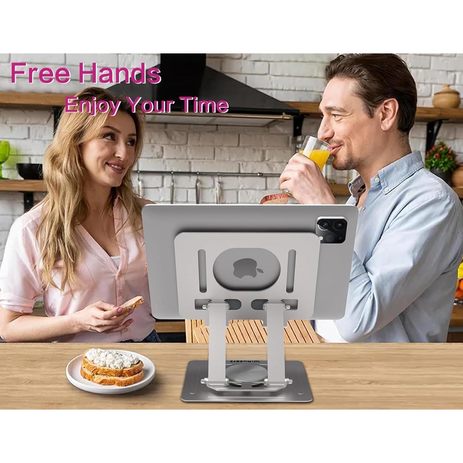 Soporte Ajustable para Tablet Winusers 360° Plegable Plata