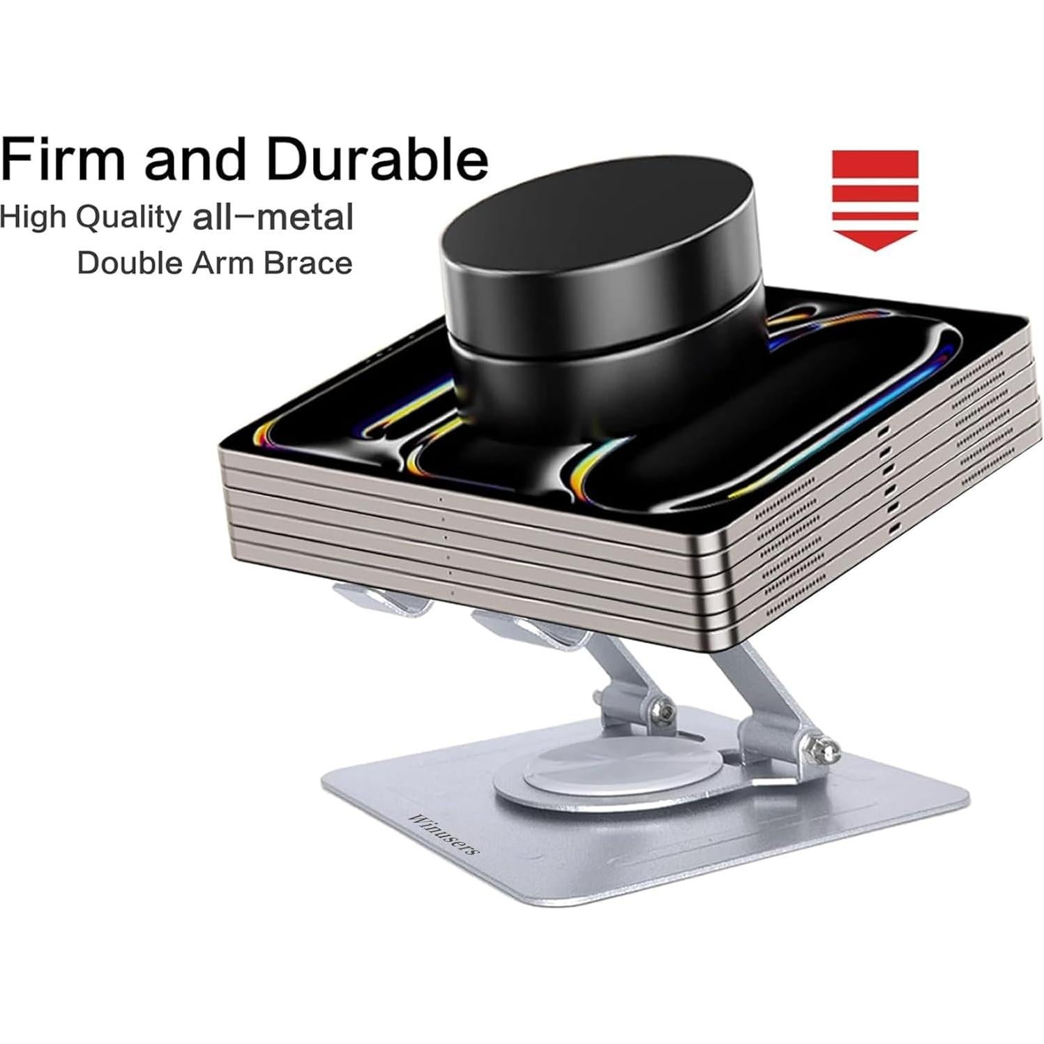 Soporte Ajustable para Tablet Winusers 360° Plegable Plata