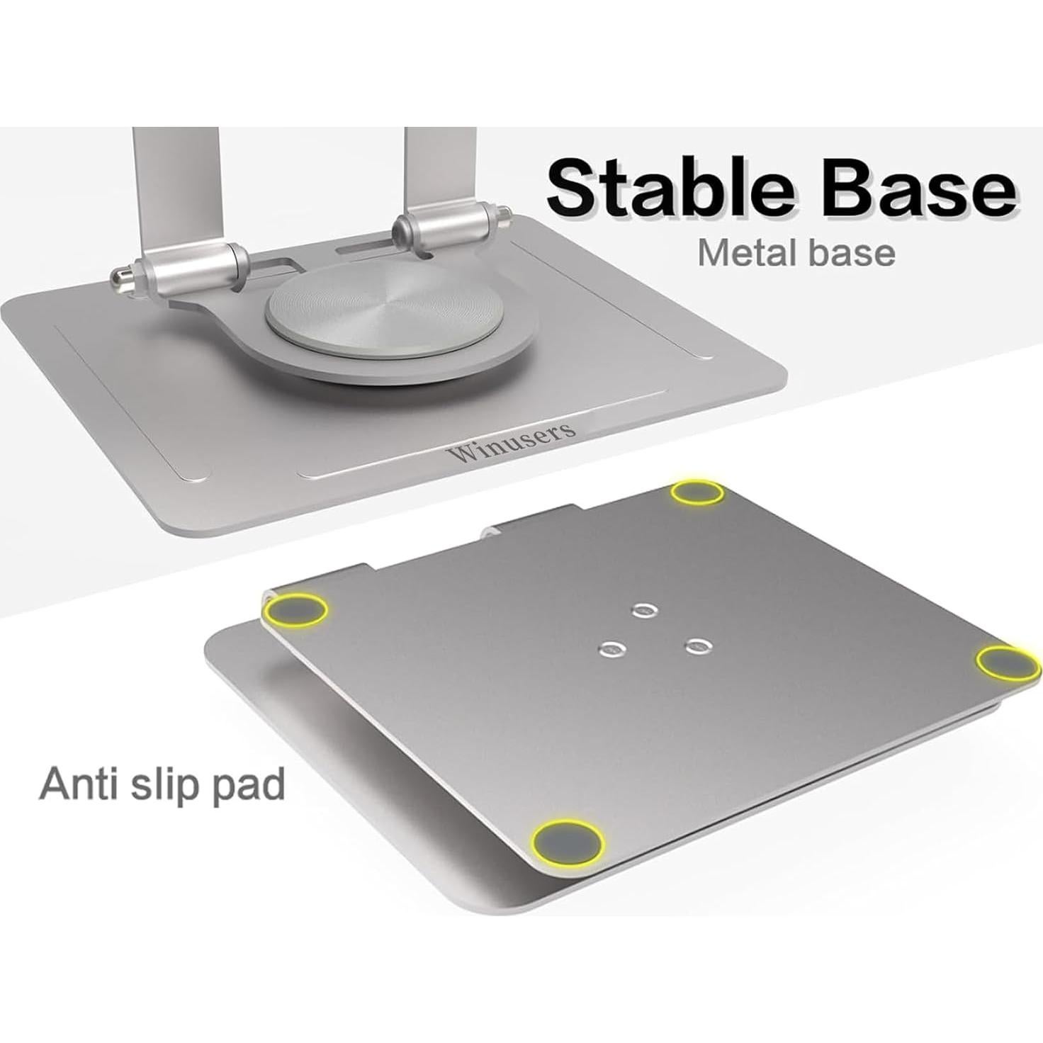 Soporte Ajustable para Tablet Winusers 360° Plegable Plata