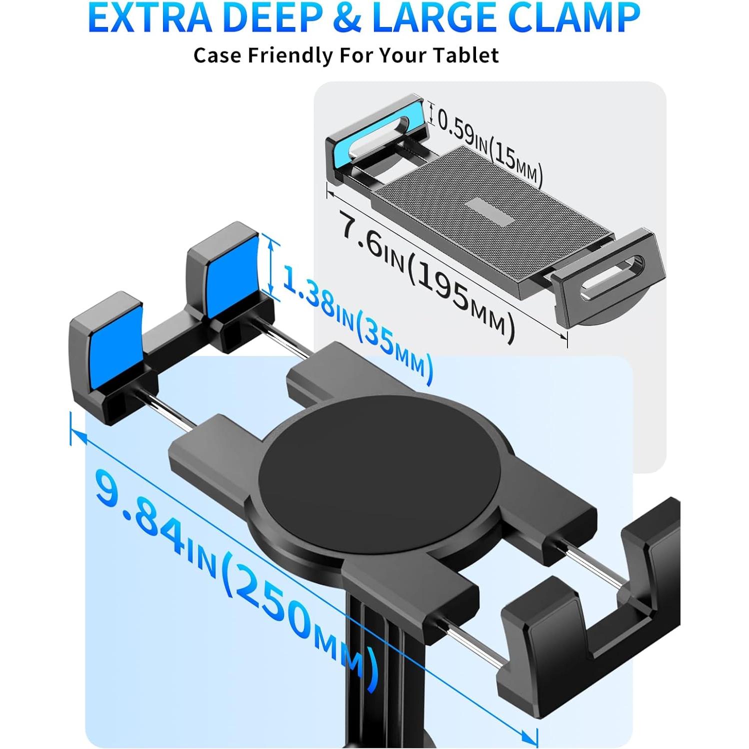 Soporte para Tablet en Coche YYDBS Ajustable 4.7-13"