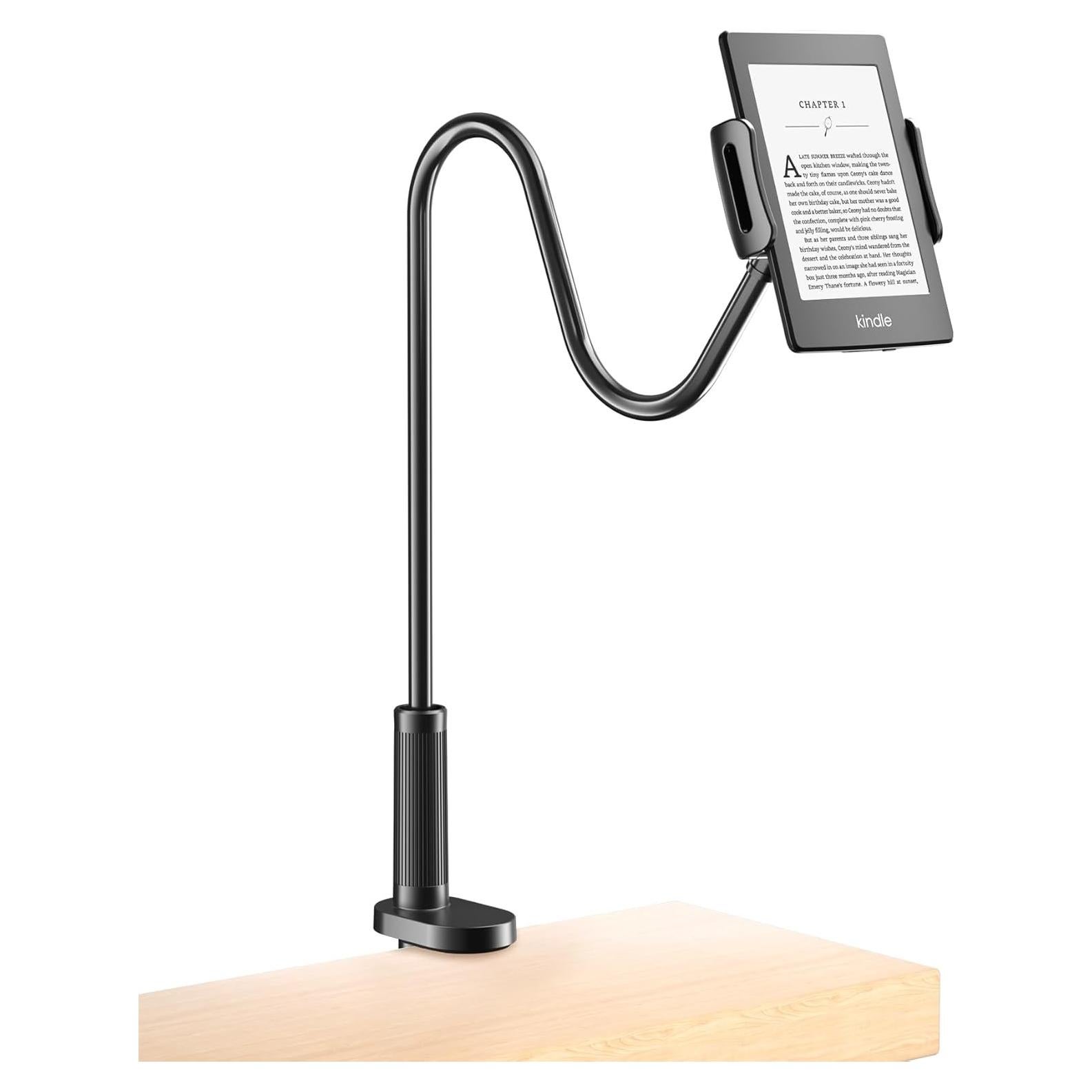 Soporte Gooseneck para Tablet y Kindle Kefotic K2 - Negro