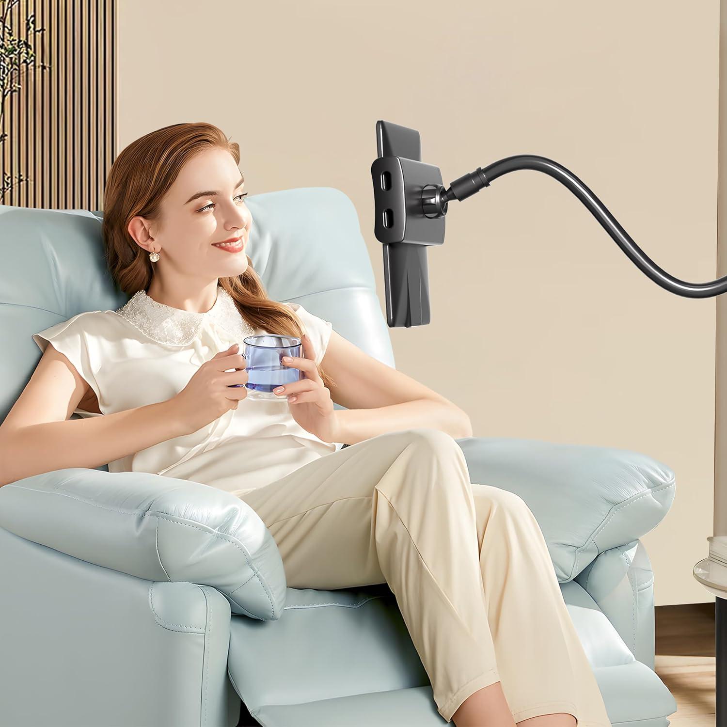 Soporte Gooseneck para Tablet y Kindle Kefotic K2 - Negro