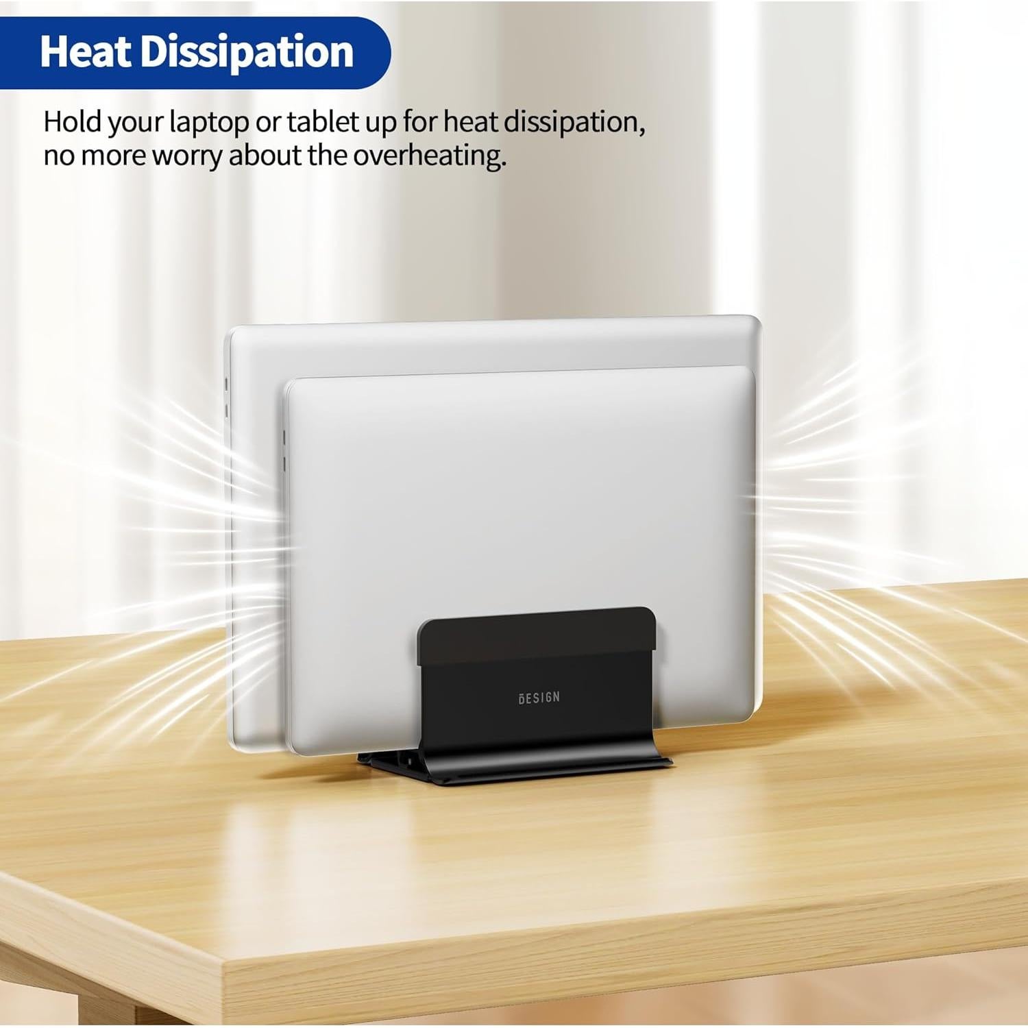 Soporte Vertical para Laptop BESIGN LS13 4 en 1 Antideslizante